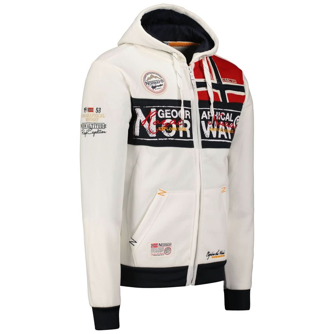 Geographical Norway Geographical Norway Flyer Hombre - Sudadera con cremallera - Geographical Norway FLYER_MEN_GRIS_CLAIR_S_SDB-FLYER_MEN_BLANC_M_SDB-FLYER_MEN_GRIS_CLAIR_S_SDB-FLYER_MEN_BLANC_LDB-FLYER_MEN_GRIS_CLAIR_L_SDB-FLYER_MEN_BLANC_XL_SDB-FLYER_MEN_GRIS_CLAIR_XL_SDB-FLYER_MEN_BLANC_XXL_SDB-FLYER_MEN_BLANC_3XL_SDB-FLYER_MEN_GRIS_CLAIR_XXL_SDB