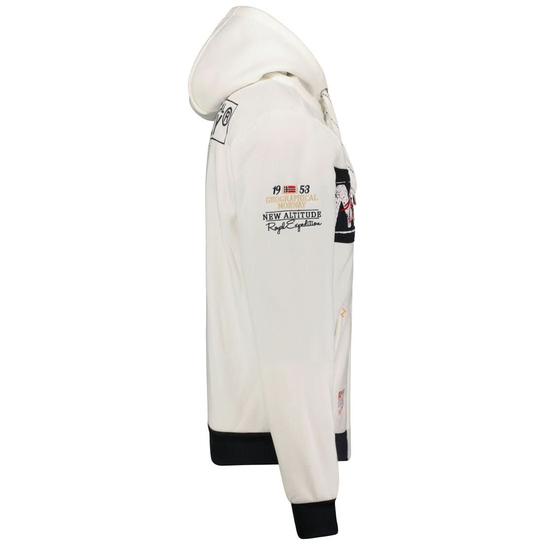 Geographical Norway Geographical Norway Flyer Hombre - Sudadera con cremallera - Geographical Norway FLYER_MEN_GRIS_CLAIR_S_SDB-FLYER_MEN_BLANC_M_SDB-FLYER_MEN_GRIS_CLAIR_S_SDB-FLYER_MEN_BLANC_LDB-FLYER_MEN_GRIS_CLAIR_L_SDB-FLYER_MEN_BLANC_XL_SDB-FLYER_MEN_GRIS_CLAIR_XL_SDB-FLYER_MEN_BLANC_XXL_SDB-FLYER_MEN_BLANC_3XL_SDB-FLYER_MEN_GRIS_CLAIR_XXL_SDB