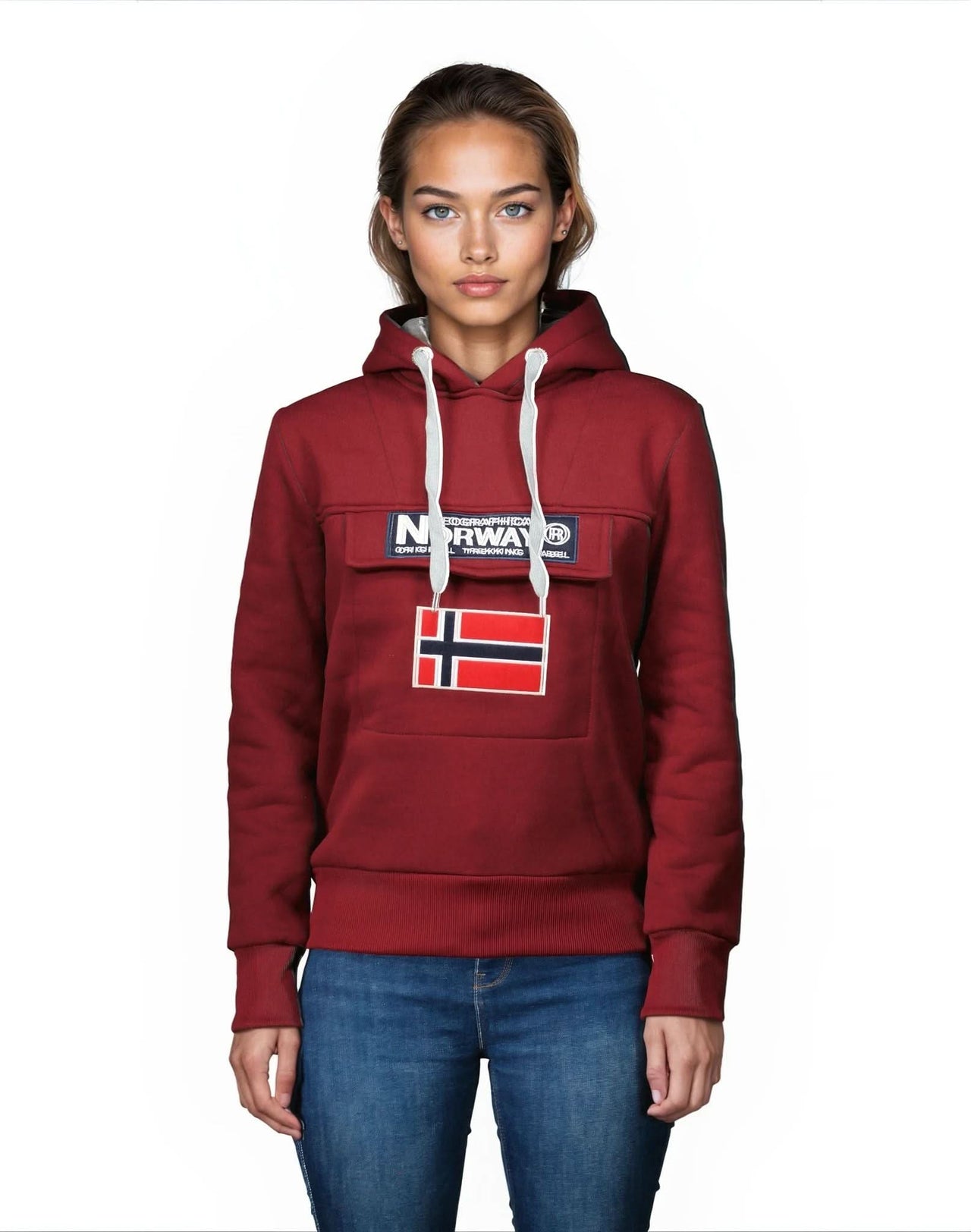 Geographical Norway Gadrien Women - Hooded sweatshirt - Geographical Norway GADRIEN_LADY_BORDEAUX_S_SDB-GADRIEN_LADY_BLANC_S_SDB-GADRIEN_LADY_GRENAT_S_SDB-GADRIEN_LADY_GRIS_CLAIR_S_SDB-GADRIEN_LADY_GRIS_FONCE_S_SDB-GADRIEN_LADY_NOIR_S_SDB-GADRIEN_LADY_MARINE_S_SDB-GADRIEN_LADY_BORDEAUX_M_SDB-GADRIEN_LADY_BLANC_M_SDB-GADRIEN_LADY_GRENAT_M_SDB