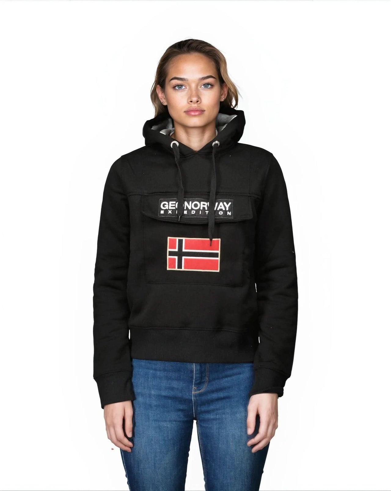 Geographical Norway Gadrien Donna - Felpa con cappuccio - Geographical Norway GADRIEN_LADY_BORDEAUX_SDB-GADRIEN_LADY_BLANC_SDB-GADRIEN_LADY_GRENAT_SDB-GADRIEN_LADY_GRIS_CLAIR_SDB-GADRIEN_LADY_GREY_FONCE_SDB-GADRIEN_LADY_BLACK_SDB-GADRIEN_LADY_MARINE_SDB-GADRIEN_LADY_BORDEAUX_M_SDB-GADRIEN_LADY_WHITE_M_SDB-GADRIEN_LADY_GRENAT_M_SDB