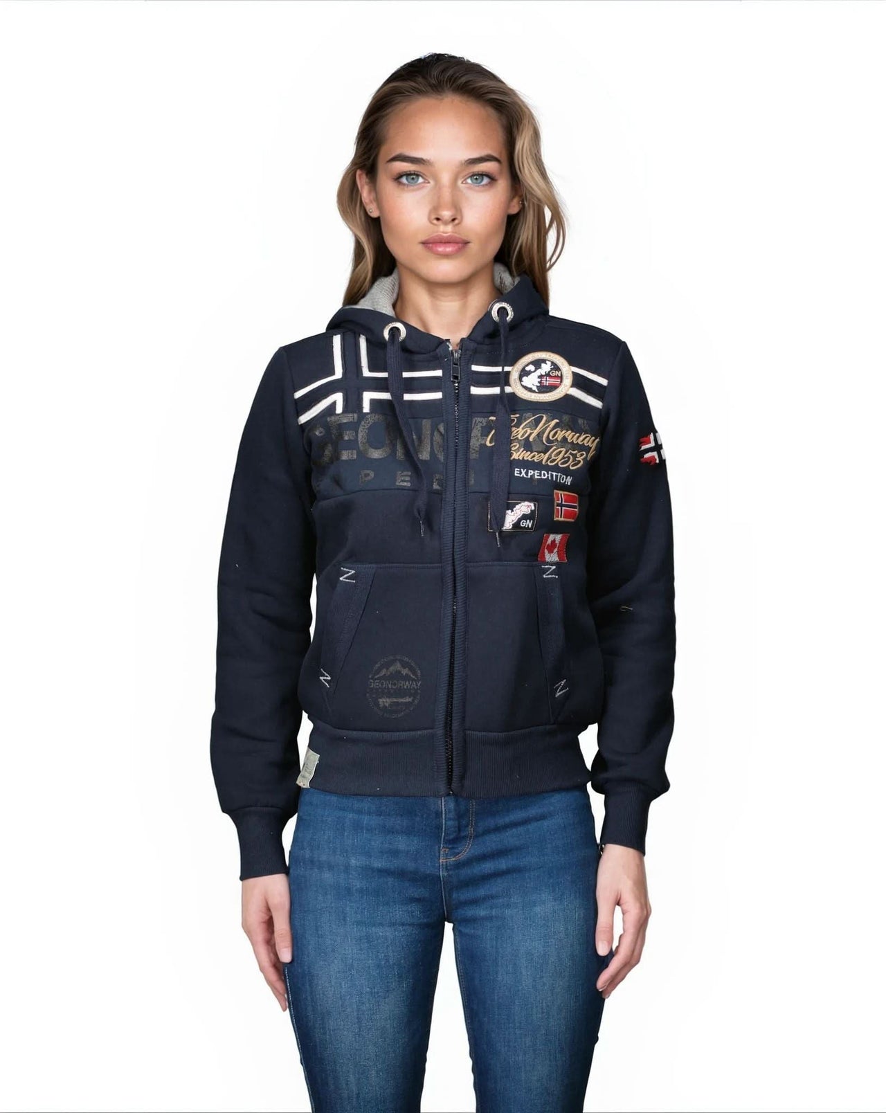 Geographical Norway Garadock Damen - Sweatshirt - Geographical Norway GARADOCK_LADY_MARINE_S_SDB-GARADOCK_LADY_GRIS_CLAIR_S_SDB-GARADOCK_LADY_NOIR_S_SDB-GARADOCK_LADY_ROSE_FLASH_S_SDB-GARADOCK_LADY_ROT_S_SDB-GARADOCK_LADY_MARINE_M_SDB-GARADOCK_LADY_HELLGRAU_M_SDB-GARADOCK_LADY_SCHWARZ_M_SDB-GARADOCK_LADY_ROSA_FLASH_M_SDB-GARADOCK_LADY_ROT_M_SDB