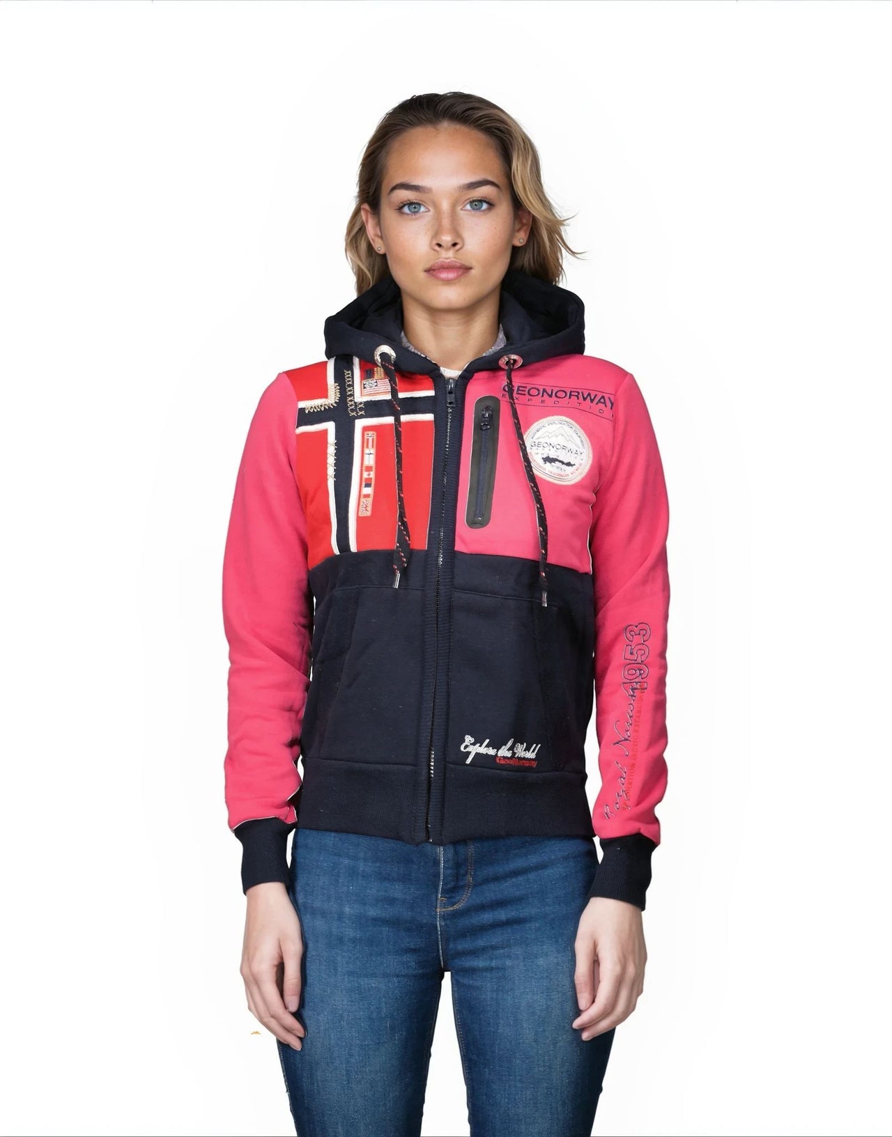Geographical Norway Gexplore Mujer- Sudadera con cremallera y corbata - Geographical Norway GEXPLORE_LADY_GRIS_CLAIR_SDB-GEXPLORE_LADY_MARINE_S_SDB-GEXPLORE_LADY_NOIR_SDB- Geographical Norway Norway GEXPLORE_LADY_MARINE_S_S_SDB-GEXPLORE_LADY_NOIR_SDB- Geographical Norway GEXPLORE_LADY_MARINE_S_SDB-GEXPLORE_LADY_NOIR_SDBGEXPLORE_LADY_ROSE_FLASH_S_SDB-GEXPLORE_LADY_RED_S_SDB-GEXPLORE_LADY_GREY_LIGHT_M_SDB-GEXPLORE_LADY_MARINE_M_SDB-GEXPLORE_LADY_BLACK_M_SDB-GEXPLORE_LADY_ROSE_FLASH_M_SDB-GEXPLORE_LADY_RED_M_SDB