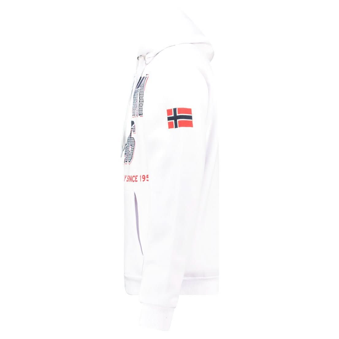 Geographical Norway GASPER Homme - Zip-Hoodie mit Aufdrucken und Flagge - Geographical Norway GASPER_MEN_ROUGE_S_SDB-GASPER_MEN_NOIR_S_SDB-GASPER_MEN_BLANC_S_SDB-.GASPER_MEN_MARINE_S_SDB-GASPER_MEN_HELLGRAU_S_SDB-GASPER_MEN_WEISS_M_SDB-GASPER_MEN_MARINE_M_SDB-GASPER_MEN_GRAU_HELLGRAU_M_SDB-GASPER_MEN_SCHWARZ_M_SDB-GASPER_MEN_ROT_M_SDB