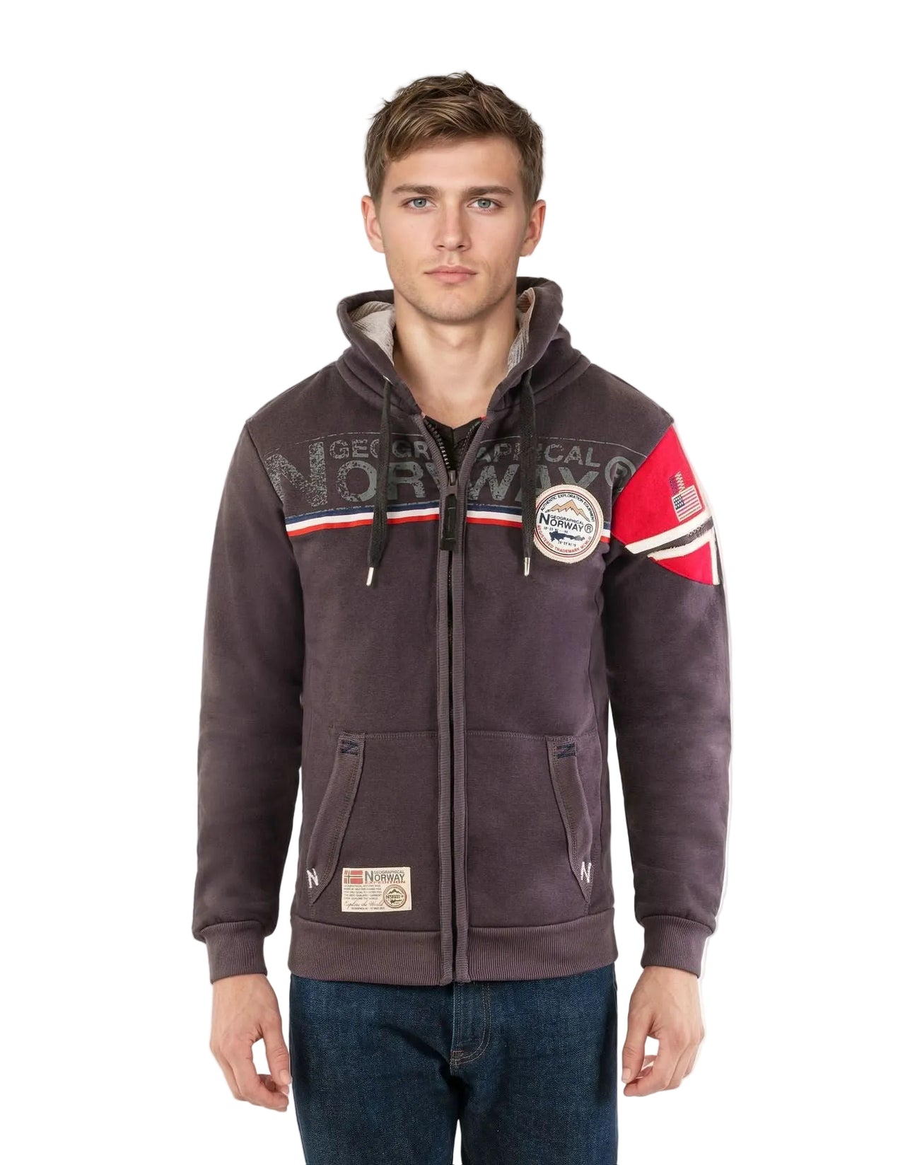 Geographical Norway Faponie Hombre - Sudadera con capucha Hombre - Geographical Norway FAPONIE_MEN_GRIS_CLAIR_SDB-FAPONIE_MEN_GRIS_CLAIR_M_SDB-FAPONIE_MEN_GRIS_CLAIR_L_SDB-FAPONIE_MEN_GRIS_CLAIR_XL_SDB-FAPONIE_MEN_GRIS_CLAIR_XXL_SDB-FAPONIE_MEN_GRIS_FONCE_S_SDB-FAPONIE_MEN_GRIS_FONCE_M_SDB-FAPONIE_MEN_GRIS_FONCE_L_SDB-FAPONIE_MEN_GRIS_FONCE_XL_SDB-FAPONIE_MEN_GRIS_FONCE_XXL_SDB