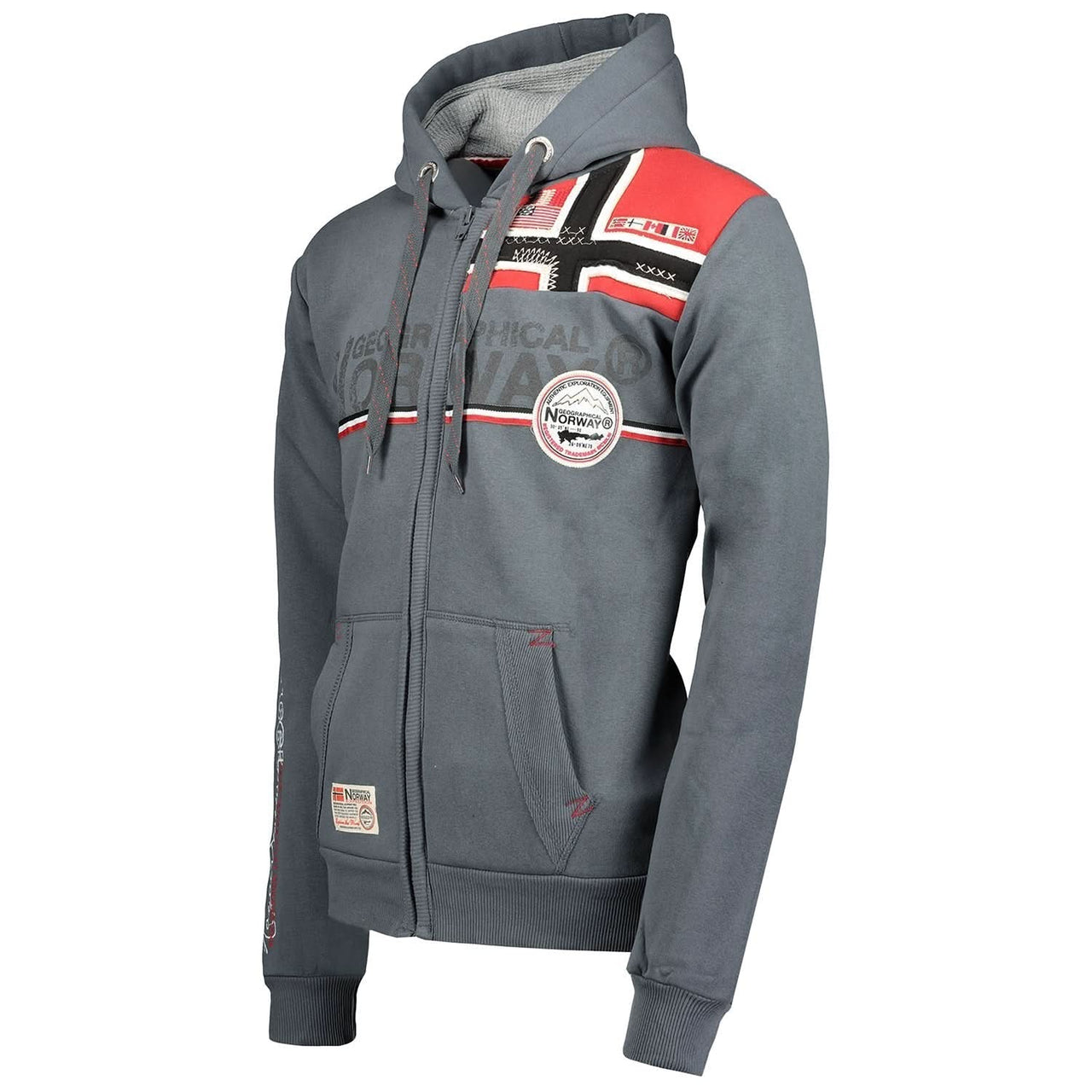 Geographical Norway Faponie Homme - Herren-Sweatshirt mit Kapuze - Geographical Norway FAPONIE_MEN_GRIS_CLAIR_S_SDB-FAPONIE_MEN_GRIS_CLAIR_M_SDB-FAPONIE_MEN_GRIS_CLAIR_L_SDB-FAPONIE_MEN_GRIS_CLAIR_XL_SDB-.FAPONIE_MEN_CLAIR_GRAIS_XXL_SDB-FAPONIE_MEN_GRIS_FONCE_S_SDB-FAPONIE_MEN_GRIS_FONCE_M_SDB-FAPONIE_MEN_GRIS_FONCE_L_SDB-FAPONIE_MEN_GRIS_FONCE_XL_SDB-FAPONIE_MEN_GRIS_FONCE_XXL_SDB