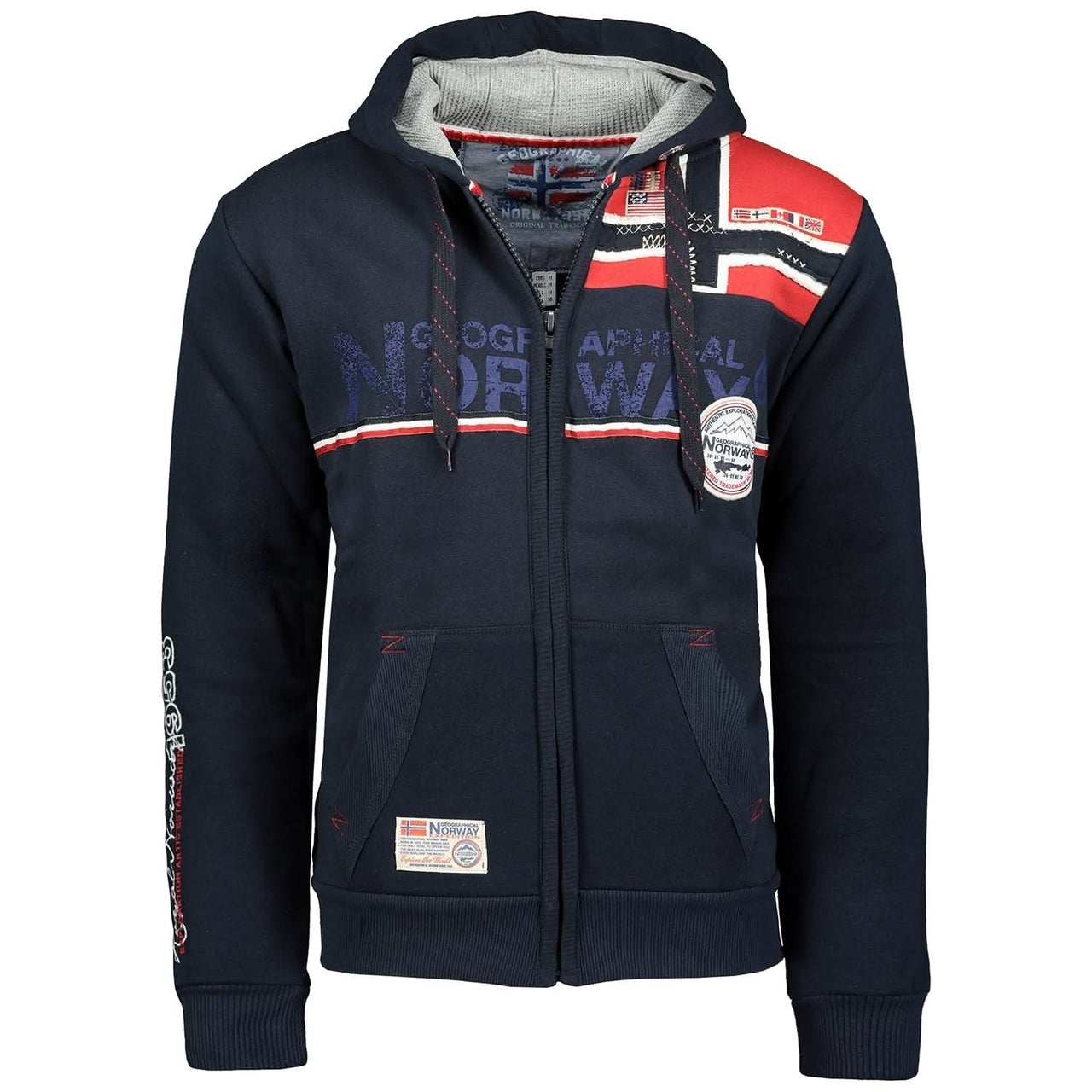 Geographical Norway Faponie Man - Men's hooded sweatshirt - Geographical Norway FAPONIE_MEN_GRIS_CLAIR_SDB-FAPONIE_MEN_GRIS_CLAIR_M_SDB-FAPONIE_MEN_GRIS_CLAIR_L_SDB-FAPONIE_MEN_GRIS_CLAIR_XL_SDB-FAPONIE_MEN_GRIS_CLAIR_XXL_SDB-FAPONIE_MEN_GRIS_FONCE_S_SDB-FAPONIE_MEN_GRIS_FONCE_M_SDB-FAPONIE_MEN_GRIS_FONCE_L_SDB-FAPONIE_MEN_GRIS_FONCE_XL_SDB-FAPONIE_MEN_GRIS_FONCE_XXL_SDB