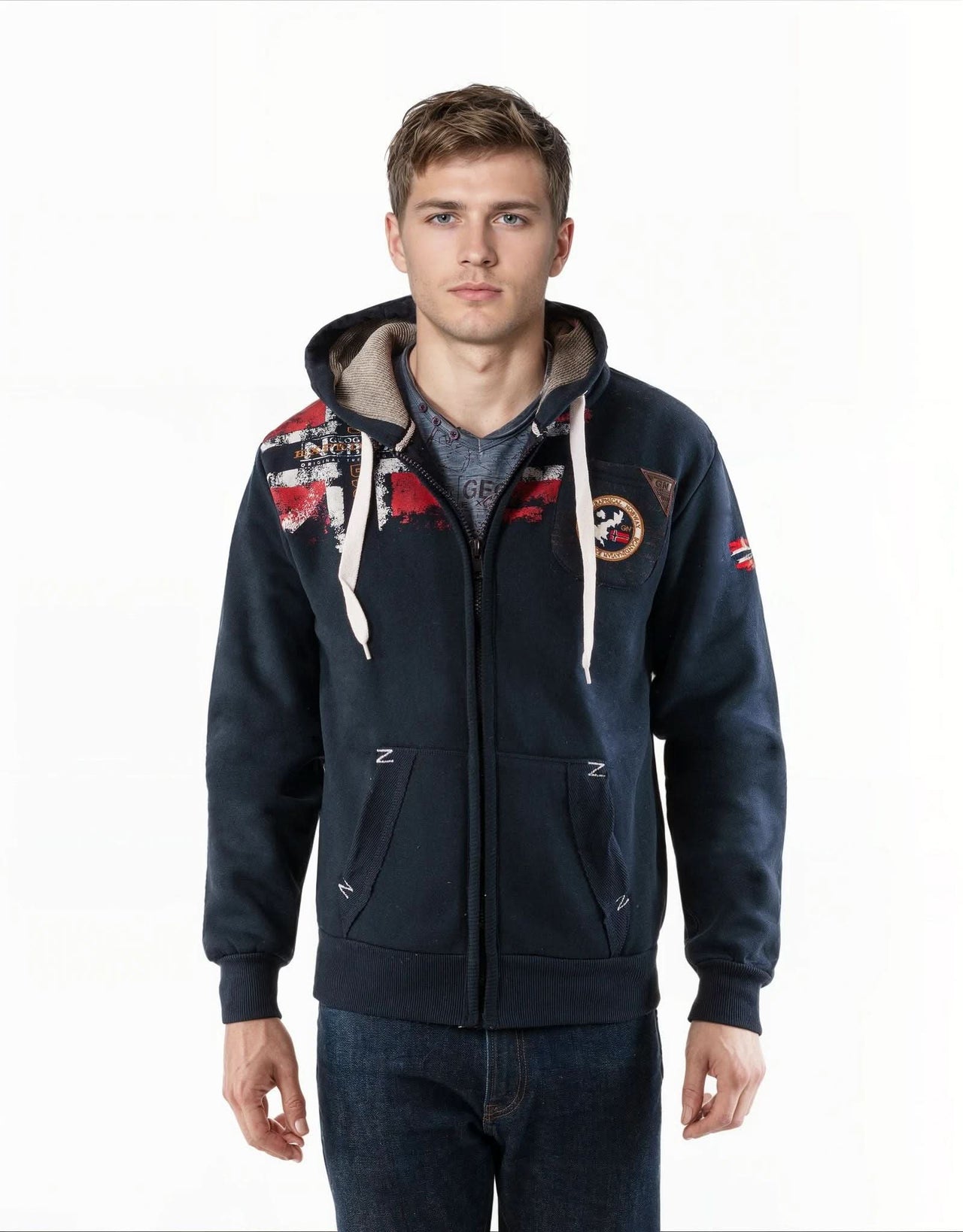Geographical Norway Fespote Homme - Sweat à capuche - Geographical Norway FESPOTE_MEN_GRIS_CLAIR_S_SDB-FESPOTE_MEN_GRIS_CLAIR_M_SDB-FESPOTE_MEN_GRIS_CLAIR_L_SDB-FESPOTE_MEN_GRIS_CLAIR_XL_SDB-FESPOTE_MEN_GRIS_CLAIR_XXL_SDB-FESPOTE_MEN_GRIS_CLAIR_3XL_SDB-FESPOTE_MEN_GRIS_FONCE_S_SDB-FESPOTE_MEN_GRIS_FONCE_M_SDB-FESPOTE_MEN_GRIS_FONCE_L_SDB-FESPOTE_MEN_GRIS_FONCE_XL_SDB