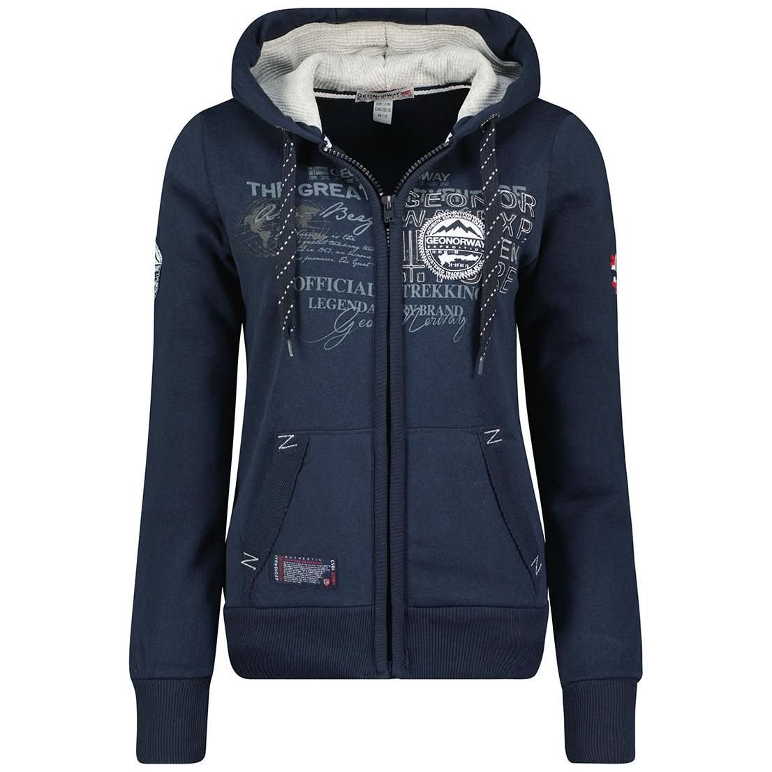Geographical Norway Goresun Femme - Sweat - Geographical Norway GORESUN_LADY_MARINE_L_SDB