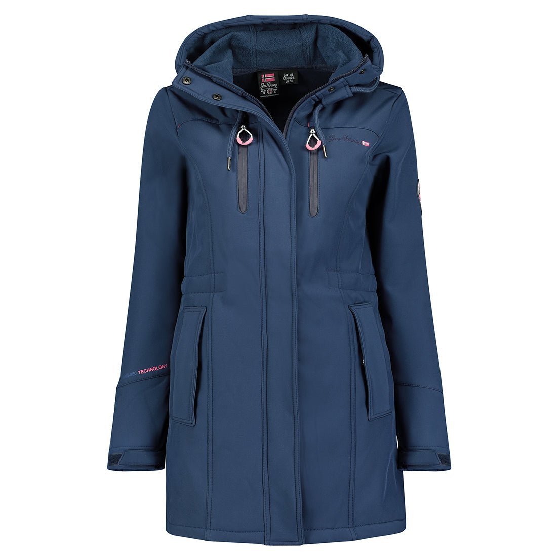 Geographical Norway Tocean Femme - Blouson Softshell - Geographical Norway TOCEAN_LADY_MARINE_S_EO_SDB-TOCEAN_LADY_MARINE_M_EO_SDB-TOCEAN_LADY_MARINE_L_EO_SDB-TOCEAN_LADY_MARINE_XL_EO_SDB-TOCEAN_LADY_MARINE_XXL_EO_SDB