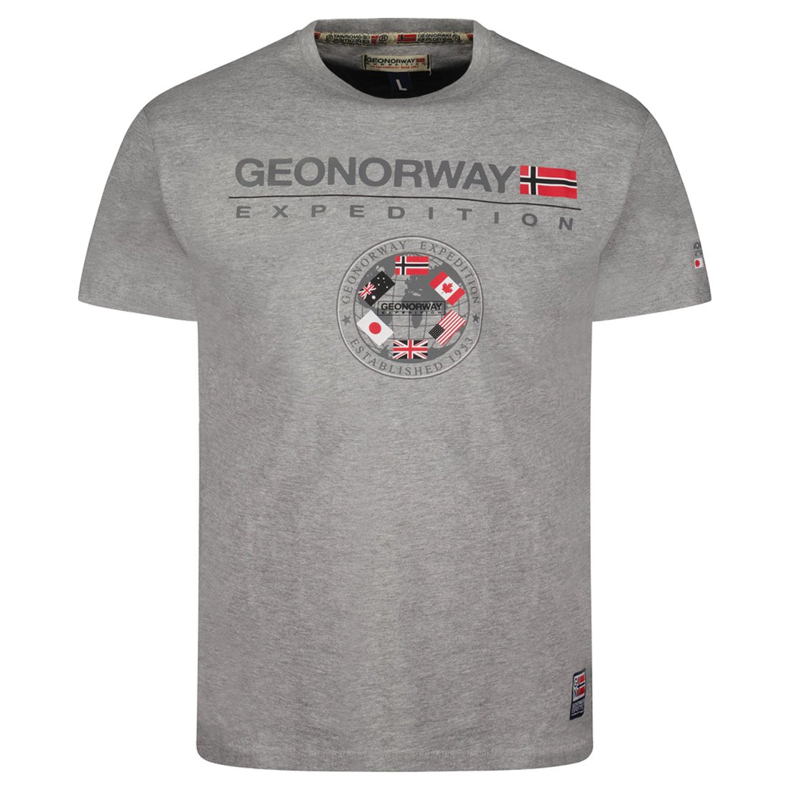 Geographical Norway Jvick Homme - T-shirt manches courtes - Geographical Norway JVICK_MEN_GRIS_CLAIR_M_SDB-JVICK_MEN_BLANC_M_SDB-JVICK_MEN_GRIS_CLAIR_L_SDB-JVICK_MEN_BLANC_L_SDB-JVICK_MEN_GRIS_CLAIR_XL_SDB-JVICK_MEN_BLANC_XL_SDB-JVICK_MEN_GRIS_CLAIR_XXL_SDB-JVICK_MEN_BLANC_XXL_SDB-JVICK_MEN_BLANC_3XL_SDB-JVICK_MEN_GRIS_CLAIR_3XL_SDB