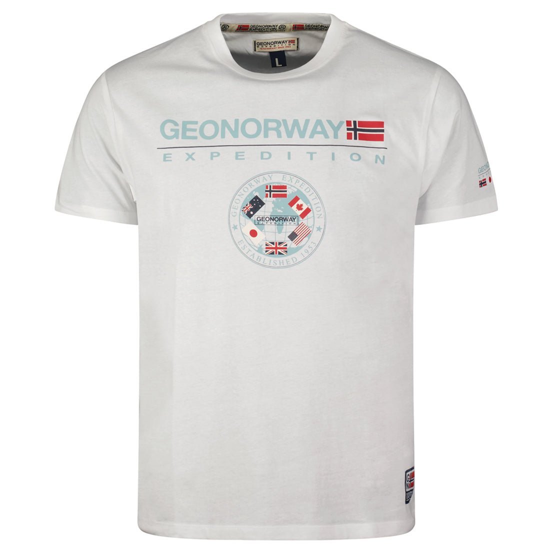 Geographical Norway Jvick Homme - T-shirt manches courtes - Geographical Norway JVICK_MEN_GRIS_CLAIR_M_SDB-JVICK_MEN_BLANC_M_SDB-JVICK_MEN_GRIS_CLAIR_L_SDB-JVICK_MEN_BLANC_L_SDB-JVICK_MEN_GRIS_CLAIR_XL_SDB-JVICK_MEN_BLANC_XL_SDB-JVICK_MEN_GRIS_CLAIR_XXL_SDB-JVICK_MEN_BLANC_XXL_SDB-JVICK_MEN_BLANC_3XL_SDB-JVICK_MEN_GRIS_CLAIR_3XL_SDB
