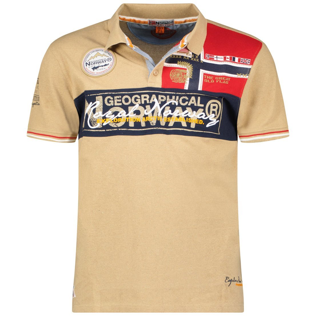 Geographical Norway Kidney Homme - Polo à manches courtes - Geographical Norway KIDNEY_MEN_BEIGE_M_SDB-KIDNEY_MEN_GRIS_CLAIR_M_SDB-KIDNEY_MEN_BLANC_M_SDB-KIDNEY_MEN_BEIGE_L_SDB-KIDNEY_MEN_GRIS_CLAIR_L_SDB-KIDNEY_MEN_BLANC_L_SDB-KIDNEY_MEN_BEIGE_XL_SDB-KIDNEY_MEN_GRIS_CLAIR_XL_SDB-KIDNEY_MEN_BLANC_XL_SDB-KIDNEY_MEN_BEIGE_XXL_SDB