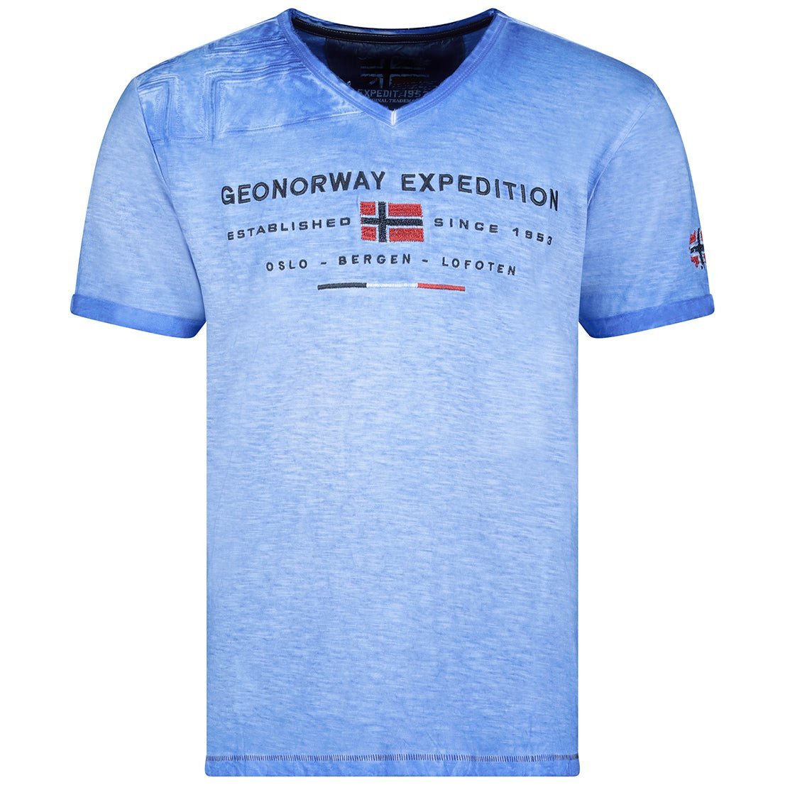 Geographical Norway Geographical Norway Jiwash Homme - Camiseta cuello pico hombre - Geographical Norway JIWASH_MEN_BLANC_BLEU_ROYAL_XL_SDB-JIWASH_MEN_BLANC_BLEU_ROYAL_XXL_SDB-JIWASH_MEN_BEIGE_M_SDB-JIWASH_MEN_BEIGE_L_SDB-JIWASH_MEN_BEIGE_XL_SDB-JIWASH_MEN_BEIGE_XXL_SDB-JIWASH_MEN_BLUE_M_SDB-JIWASH_MEN_BLUE_L_SDB-JIWASH_MEN_BLUE_3XL_SDB-JIWASH_MEN_GREY_FONCE_M_SDB