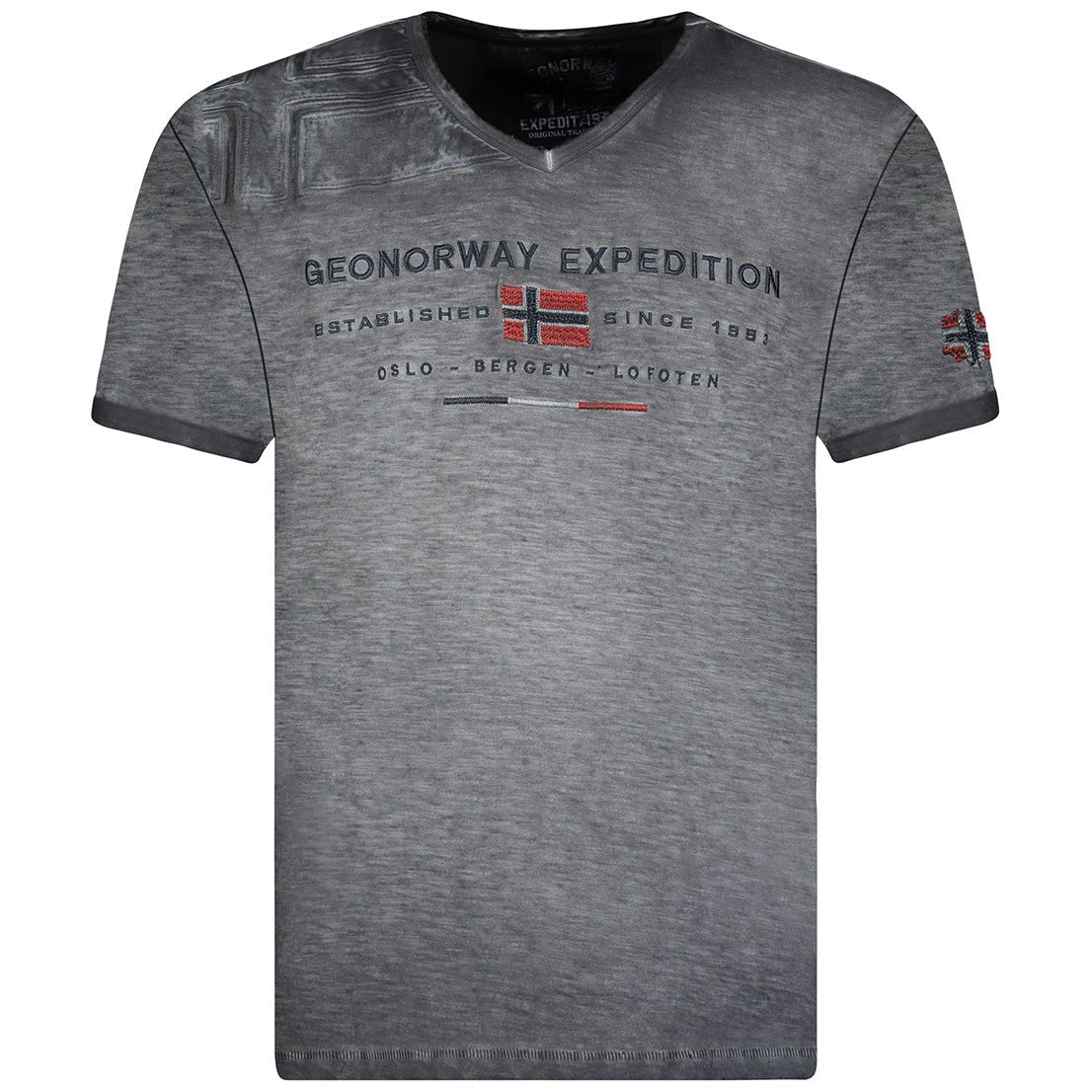 Geographical Norway Geographical Norway Jiwash Homme - Camiseta cuello pico hombre - Geographical Norway JIWASH_MEN_BLANC_BLEU_ROYAL_XL_SDB-JIWASH_MEN_BLANC_BLEU_ROYAL_XXL_SDB-JIWASH_MEN_BEIGE_M_SDB-JIWASH_MEN_BEIGE_L_SDB-JIWASH_MEN_BEIGE_XL_SDB-JIWASH_MEN_BEIGE_XXL_SDB-JIWASH_MEN_BLUE_M_SDB-JIWASH_MEN_BLUE_L_SDB-JIWASH_MEN_BLUE_3XL_SDB-JIWASH_MEN_GREY_FONCE_M_SDB