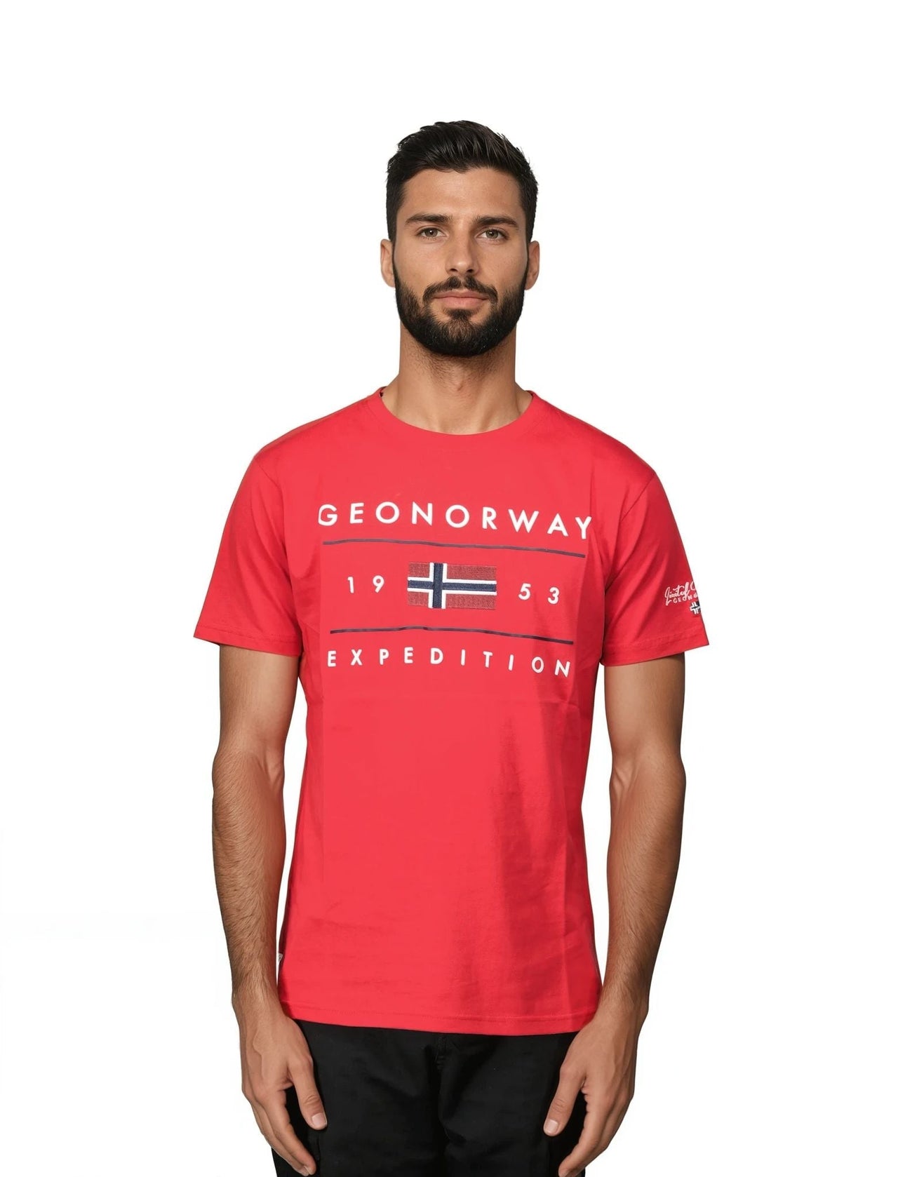 Geographical Norway JEZOLO - T-Shirt Homme Manches Courtes avec Drapeau - Geographical Norway JEZOLO_MEN_GRIS_CLAIR_S_SDB-JEZOLO_MEN_MARINE_S_SDB-JEZOLO_MEN_BLANC_S_SDB-JEZOLO_MEN_GRIS_CLAIR_M_SDB-JEZOLO_MEN_MARINE_M_SDB-JEZOLO_MEN_BLANC_M_SDB-JEZOLO_MEN_GRIS_CLAIR_L_SDB-JEZOLO_MEN_MARINE_L_SDB-JEZOLO_MEN_BLANC_L_SDB-JEZOLO_MEN_GRIS_CLAIR_XL_SDB