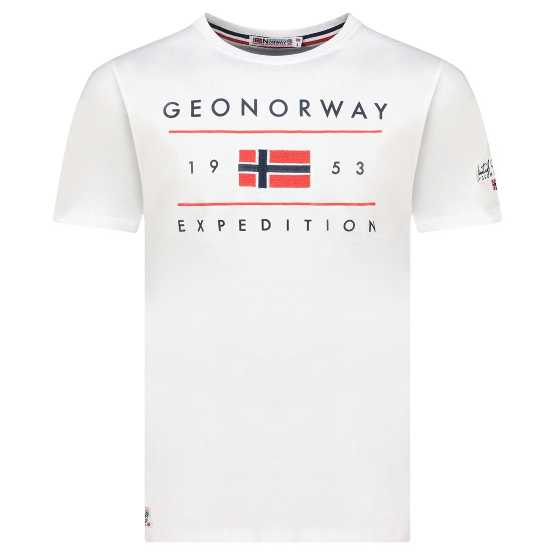 Geographical Norway JEZOLO - Maglietta Uomo Manica Corta con Bandiera - Geographical Norway JEZOLO_MEN_GRIS_CLAIR_SDB-JEZOLO_MEN_MARINE_SDB-JEZOLO_MEN_BLANC_SDB-JEZOLO_MEN_GREY_LIGHT_M_SDB-JEZOLO_MEN_MARINE_M_SDB-JEZOLO_MEN_WHITE_M_SDB-JEZOLO_MEN_GREY_LIGHT_L_SDB-JEZOLO_MEN_MARINE_L_SDB-JEZOLO_MEN_WHITE_L_SDB-JEZOLO_MEN_GREY_LIGHT_XL_SDB