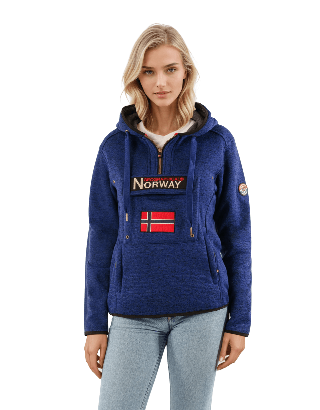 Geographical Norway Upclassica Donna - Felpa con cappuccio e collo con zip - Geographical Norway UPCLASSICA_LADY_BLANC_SDB-UPCLASSICA_LADY_GRIS_CLAIR_SDB-UPCLASSICA_LADY_CORAIL_SDB- UPCLASSICA_LADY_BLANC_SDB-UPCLASSICA_LADY_GRIS_CLAIR_SDB-UPCLASSICA_LADY_CORAIL_SDBUPCLASSICA_LADY_MARINE_SDB-UPCLASSICA_LADY_ROSE_FLASH_SDB-UPCLASSICA_LADY_BLACK_SDB-UPCLASSICA_LADY_WHITE_M_SDB-UPCLASSICA_LADY_GREY_LIGHT_M_SDB-UPCLASSICA_LADY_CORAIL_M_SDB-UPCLASSICA_LADY_MARINE_M_SDB