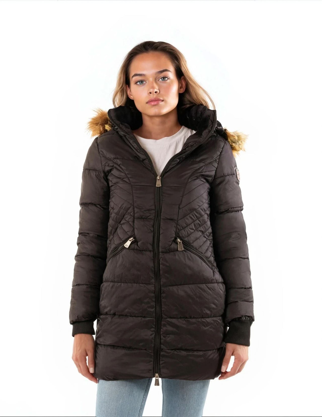 Geographical Norway Biene Frau - Warmer Parka mit Kapuze - Geographical Norway ABEILLE_LADY_KAKI_S_SDB-ABEILLE_LADY_MARINE_S_SDB-ABEILLE_LADY_NOIR_S_SDB-.BIENE_LADY_TAUPE_S_SDB- BIENE_LADY_KAKI_M_SDB- BIENE_LADY_MARINE_M_SDB- BIENE_LADY_SCHWARZ_M_SDB- BIENE_LADY_TAUPE_M_SDB- BIENE_LADY_KAKI_L_SDB- BIENE_LADY_MARINE_L_SDB