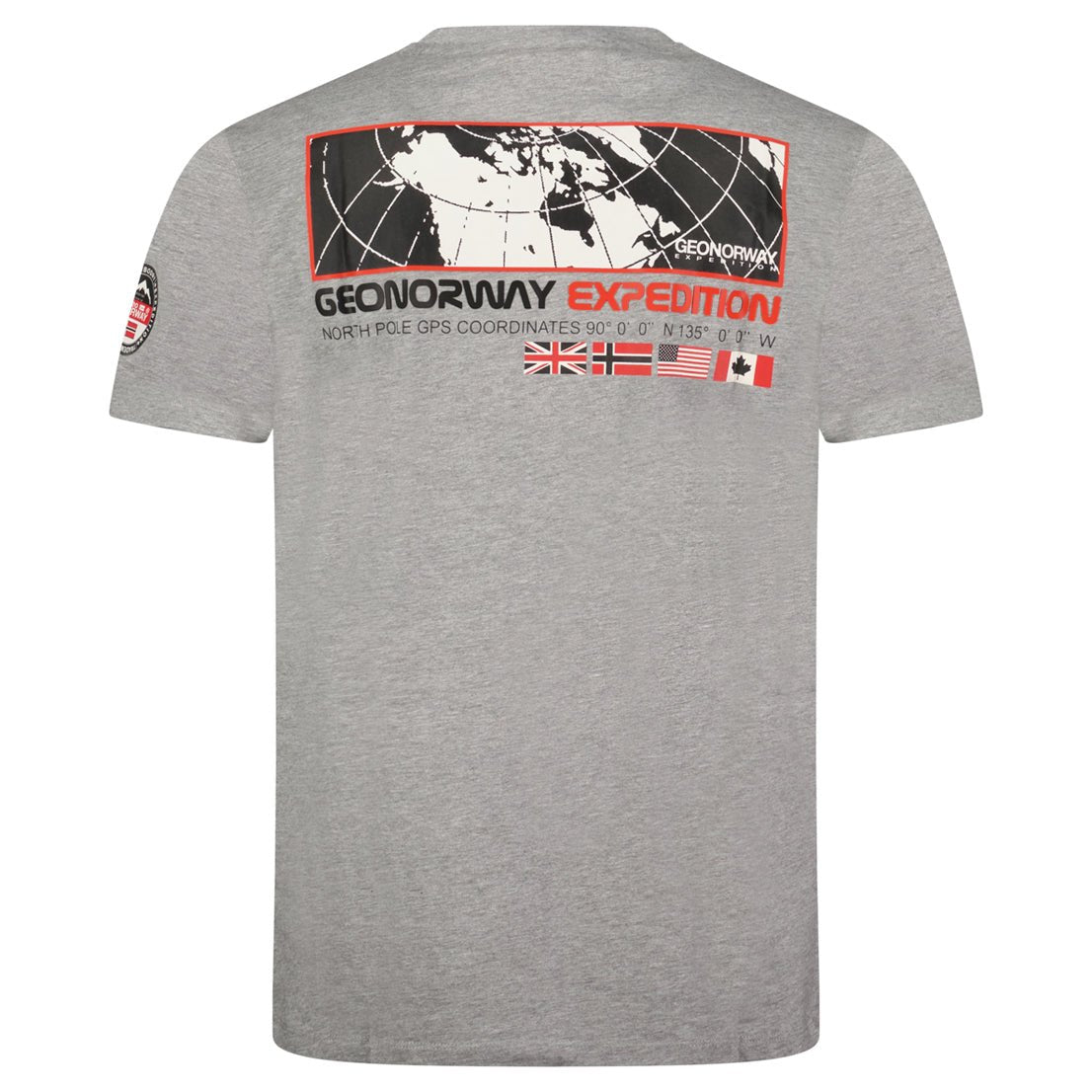 Geographical Norway JHOLME - T-Shirt Homme Manches Courtes avec Drapeau - Geographical Norway JHOLME_MEN_BLEU_CIEL_S_SDB-JHOLME_MEN_BLANC_S_SDB-JHOLME_MEN_BLEU_CIEL_M_SDB-JHOLME_MEN_BLANC_M_SDB-JHOLME_MEN_BLEU_CIEL_L_SDB-JHOLME_MEN_BLANC_L_SDB-JHOLME_MEN_BLEU_CIEL_XL_SDB-JHOLME_MEN_BLANC_XL_SDB-JHOLME_MEN_BLEU_CIEL_XXL_SDB-JHOLME_MEN_BLANC_XXL_SDB