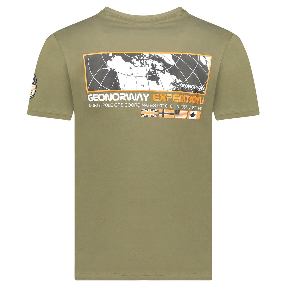 Geographical Norway JHOLME - T-Shirt Homme Manches Courtes avec Drapeau - Geographical Norway JHOLME_MEN_BLEU_CIEL_S_SDB-JHOLME_MEN_BLANC_S_SDB-JHOLME_MEN_BLEU_CIEL_M_SDB-JHOLME_MEN_BLANC_M_SDB-JHOLME_MEN_BLEU_CIEL_L_SDB-JHOLME_MEN_BLANC_L_SDB-JHOLME_MEN_BLEU_CIEL_XL_SDB-JHOLME_MEN_BLANC_XL_SDB-JHOLME_MEN_BLEU_CIEL_XXL_SDB-JHOLME_MEN_BLANC_XXL_SDB