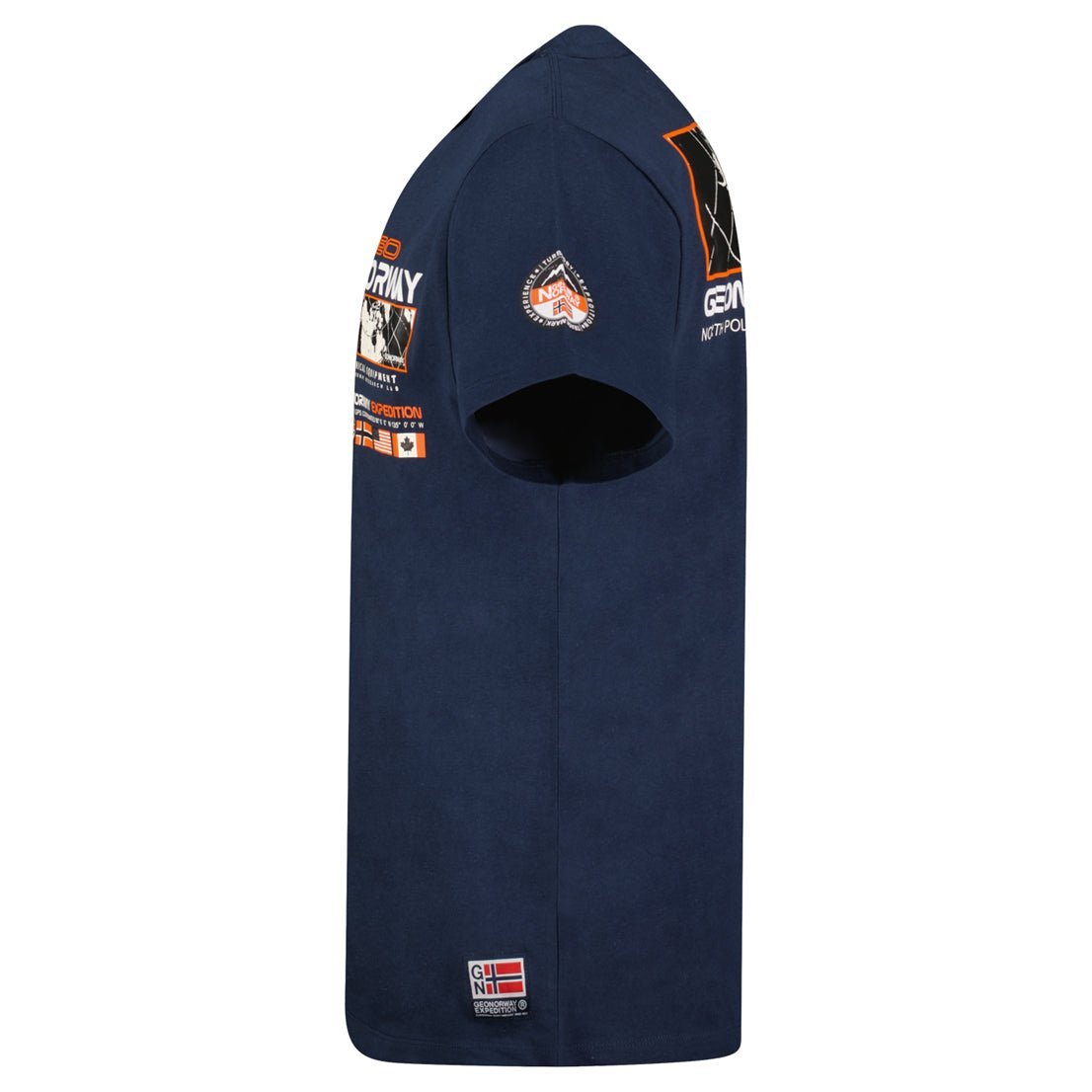 Geographical Geographical Norway JHOLME - Camiseta manga corta hombre con bandera - Geographical Norway JHOLME_MEN_BLEU_CIEL_S_SDB-JHOLME_MEN_BLANC_S_SDB-JHOLME_MEN_BLEU_CIEL_M_SDB-JHOLME_MEN_BLANC_M_SDB-JHOLME_MEN_BLEU_CIEL_L_SDB-JHOLME_MEN_BLANC_L_SDB-JHOLME_MEN_BLEU_CIEL_XL_SDB-JHOLME_MEN_BLANC_XL_SDB-JHOLME_MEN_BLEU_CIEL_XXL_SDB-JHOLME_MEN_BLANC_XXL_SDB