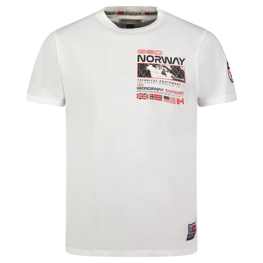 Geographical Norway JHOLME - T-Shirt Men Short Sleeve with Flag - Geographical Norway JHOLME_MEN_BLEU_CIEL_S_SDB-JHOLME_MEN_BLANC_S_SDB-JHOLME_MEN_BLEU_CIEL_M_SDB-JHOLME_MEN_BLANC_M_SDB-JHOLME_MEN_BLEU_CIEL_L_SDB-JHOLME_MEN_BLANC_L_SDB-JHOLME_MEN_BLEU_CIEL_XL_SDB-JHOLME_MEN_BLANC_XL_SDB-JHOLME_MEN_BLEU_CIEL_XXL_SDB-JHOLME_MEN_BLANC_XXL_SDB