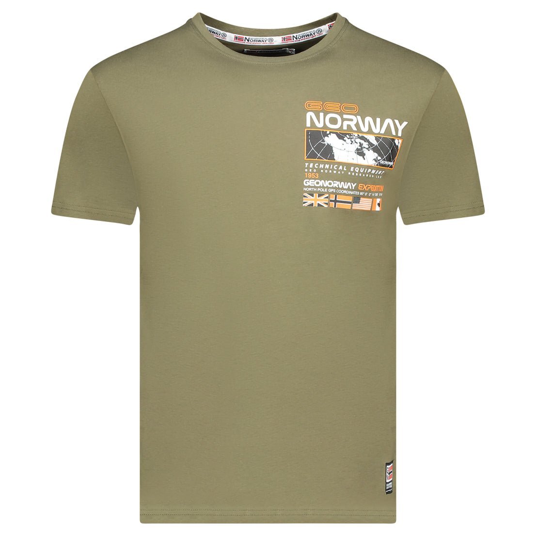 Geographical Norway JHOLME - T-Shirt Homme Manches Courtes avec Drapeau - Geographical Norway JHOLME_MEN_BLEU_CIEL_S_SDB-JHOLME_MEN_BLANC_S_SDB-JHOLME_MEN_BLEU_CIEL_M_SDB-JHOLME_MEN_BLANC_M_SDB-JHOLME_MEN_BLEU_CIEL_L_SDB-JHOLME_MEN_BLANC_L_SDB-JHOLME_MEN_BLEU_CIEL_XL_SDB-JHOLME_MEN_BLANC_XL_SDB-JHOLME_MEN_BLEU_CIEL_XXL_SDB-JHOLME_MEN_BLANC_XXL_SDB