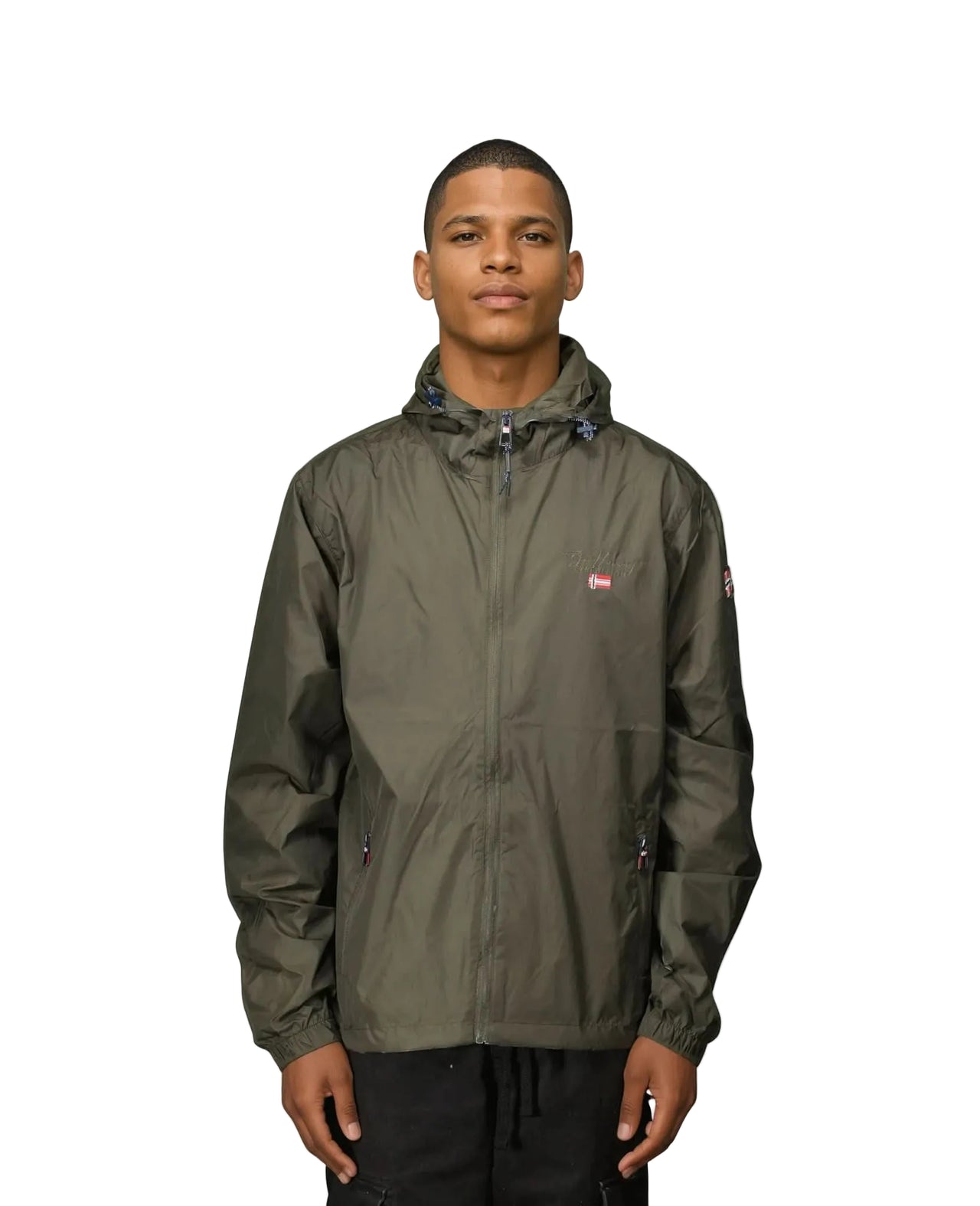 Geographical Norway DARIL Uomo - Parka leggero con stampa frontale e stemma sul braccio - Geographical Norway DARIL_MEN_KAKI_S_SDB-DARIL_MEN_BLANC_CASSE_SDB-DARIL_MEN_KAKI_M_SDB-DARIL_MEN_BLANC_CASSE_M_SDB-DARIL_MEN_KAKI_L_SDB-DARIL_MEN_BLANC_CASSE_L_SDB-DARIL_MEN_KAKI_XL_SDB-DARIL_MEN_BLANC_CASSE_XL_SDB-DARIL_MEN_KAKI_XXL_SDB-DARIL_MEN_BLANC_CASSE_XXL_SDB