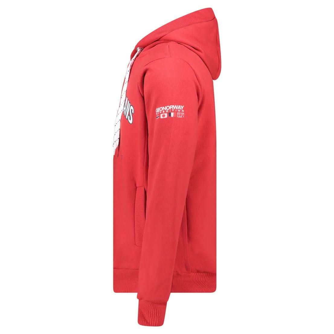 Geographical Norway GHAGEN Homme – Sweat à capuche avec Impressions et Drapeau - Geographical Norway GHAGEN_MEN_GRIS_CLAIR_S_SDB-GHAGEN_MEN_BLANC_S_SDB-GHAGEN_MEN_GRIS_CLAIR_M_SDB-GHAGEN_MEN_BLANC_M_SDB-GHAGEN_MEN_GRIS_CLAIR_L_SDB-GHAGEN_MEN_BLANC_L_SDB-GHAGEN_MEN_GRIS_CLAIR_XL_SDB-GHAGEN_MEN_BLANC_XL_SDB-GHAGEN_MEN_GRIS_CLAIR_XXL_SDB-GHAGEN_MEN_BLANC_XXL_SDB