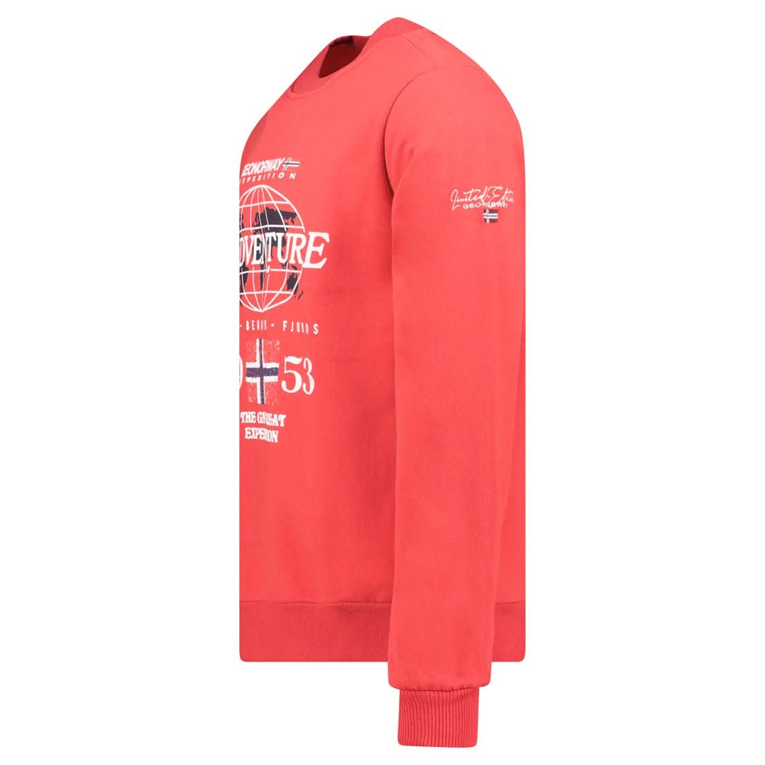 Geographical Norway Golkovitz Hombre - Sudadera con estampado y bandera - Geographical Norway GOLKOVITZ_MEN_NOIR_S_S_SDB-GOLKOVITZ_MEN_BLANC_S_SDB-GOLKOVITZ_MEN_NOIR_M_SDB-GOLKOVITZ_MEN_BLANC_M_SDB-GOLKOVITZ_MEN_NOIR_L_SDB-GOLKOVITZ_MEN_BLANC_L_SDB-GOLKOVITZ_MEN_NOIR_XL_SDB-GOLKOVITZ_MEN_BLANC_XL_SDB-GOLKOVITZ_MEN_NOIR_XXL_SDB-GOLKOVITZ_MEN_BLANC_XXL_SDB