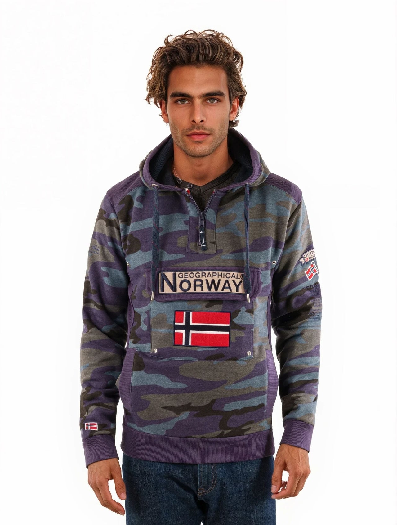 Geographical Norway Gymclass Camo Homme - Kapuzenpullover - Geographical Norway GYMCLASS_MEN_CAMO_BLAU_MILITÄR_S_SDB-GYMCLASS_MEN_CAMO_KAKI_MILITÄR_S_SDB-GYMCLASS_MEN_CAMO_GRIS_MILITÄR_S_S_SDB-GYMCLASS_MEN_CAMO_BLAU_MILITÄR_M_SDB-.GYMCLASS_MEN_CAMO_KAKI_MILITAIRE_M_SDB-GYMCLASS_MEN_CAMO_GRAU_MILITAIRE_M_SDB-GYMCLASS_MEN_CAMO_BLEU_MILITAIRE_L_SDB-GYMCLASS_MEN_CAMO_KAKI_MILITAIRE_L_SDB-GYMCLASS_MEN_CAMO_GRAU_MILITAIRE_L_SDB-GYMCLASS_MEN_CAMO_BLEU_MILITAIRE_XL_SDB