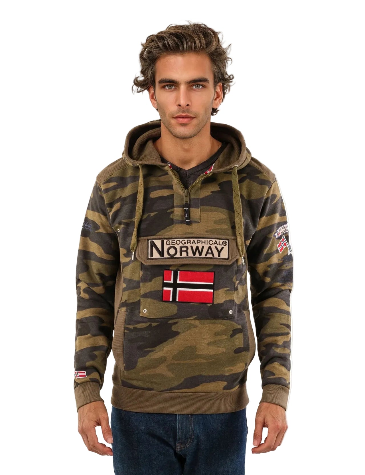 Geographical Norway Gymclass Camo Uomo - Felpa con cappuccio - Geographical Norway GYMCLASS_MEN_CAMO_BLEU_MILITAIRE_S_SDB-GYMCLASS_MEN_CAMO_KAKI_MILITAIRE_SDB-GYMCLASS_MEN_CAMO_GRIS_MILITAIRE_SDB-GYMCLASS_MEN_CAMO_BLEU_MILITAIRE_SDB-GYMCLASS_MEN_CAMO_KAKI_MILITARE_M_SDB-GYMCLASS_MEN_CAMO_GRIGIO_MILITARE_M_SDB-GYMCLASS_MEN_CAMO_BLU_MILITARE_L_SDB-GYMCLASS_MEN_CAMO_KAKI_MILITARE_L_SDB-GYMCLASS_MEN_CAMO_GRIGIO_MILITARE_L_SDB-GYMCLASS_MEN_CAMO_BLU_MILITARE_XL_SDB