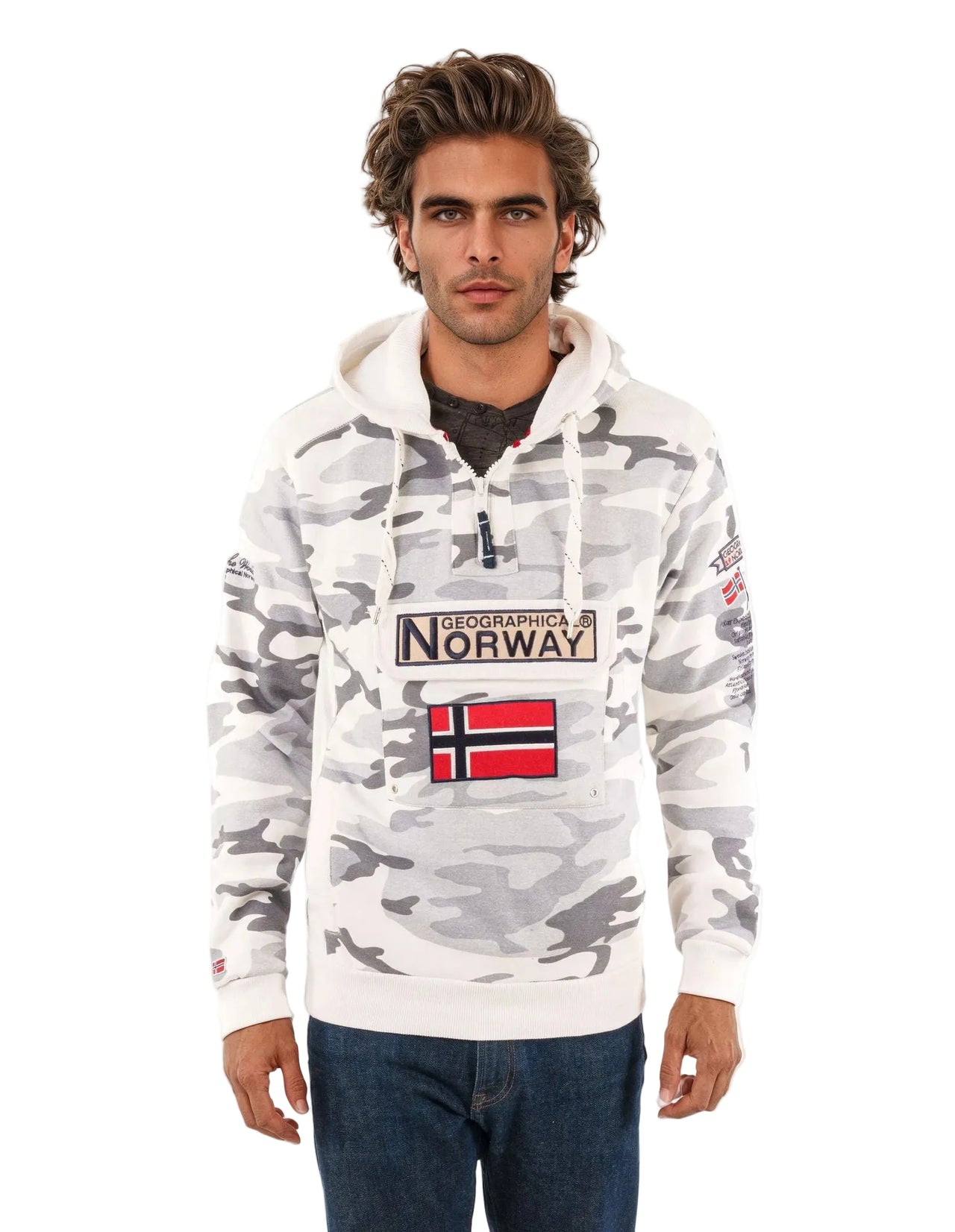 Geographical Norway Gymclass Camo Men - Hooded Sweatshirt - Geographical Norway GYMCLASS_MEN_CAMO_BLEU_MILITAIRE_S_SDB-GYMCLASS_MEN_CAMO_KAKI_MILITAIRE_SDB-GYMCLASS_MEN_CAMO_GRIS_MILITAIRE_S_SDB-GYMCLASS_MEN_CAMO_BLEU_MILITAIRE_SDB-GYMCLASS_MEN_CAMO_KAKI_MILITAIRE_M_SDB-GYMCLASS_MEN_CAMO_GRIS_MILITAIRE_M_SDB-GYMCLASS_MEN_CAMO_BLUE_MILITAIRE_L_SDB-GYMCLASS_MEN_CAMO_KAKI_MILITAIRE_L_SDB-GYMCLASS_MEN_CAMO_GRIS_MILITAIRE_L_SDB-GYMCLASS_MEN_CAMO_BLUE_MILITAIRE_XL_SDB
