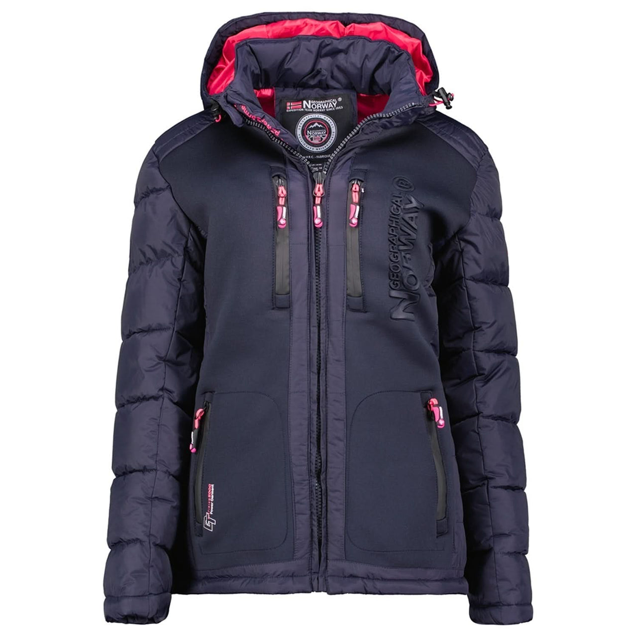 Geographical Norway Geographical Norway Beachwood Mujer - Chaqueta acolchada acolchada bicolor en contraste - Geographical Norway BEACHWOOD_LADY_MARINE_S_SDB-BEACHWOOD_LADY_MARINE_M_SDB-BEACHWOOD_LADY_MARINE_L_SDB-BEACHWOOD_LADY_MARINE_XL_SDB-BEACHWOOD_LADY_MARINE_XXL_SDB-BEACHWOOD_LADY_NOIR_SDB-BEACHWOOD_LADY_NOIR_M_SDB-BEACHWOOD_LADY_NOIR_L_SDB-BEACHWOOD_LADY_NOIR_XL_SDB-BEACHWOOD_LADY_NOIR_XXL_SDB