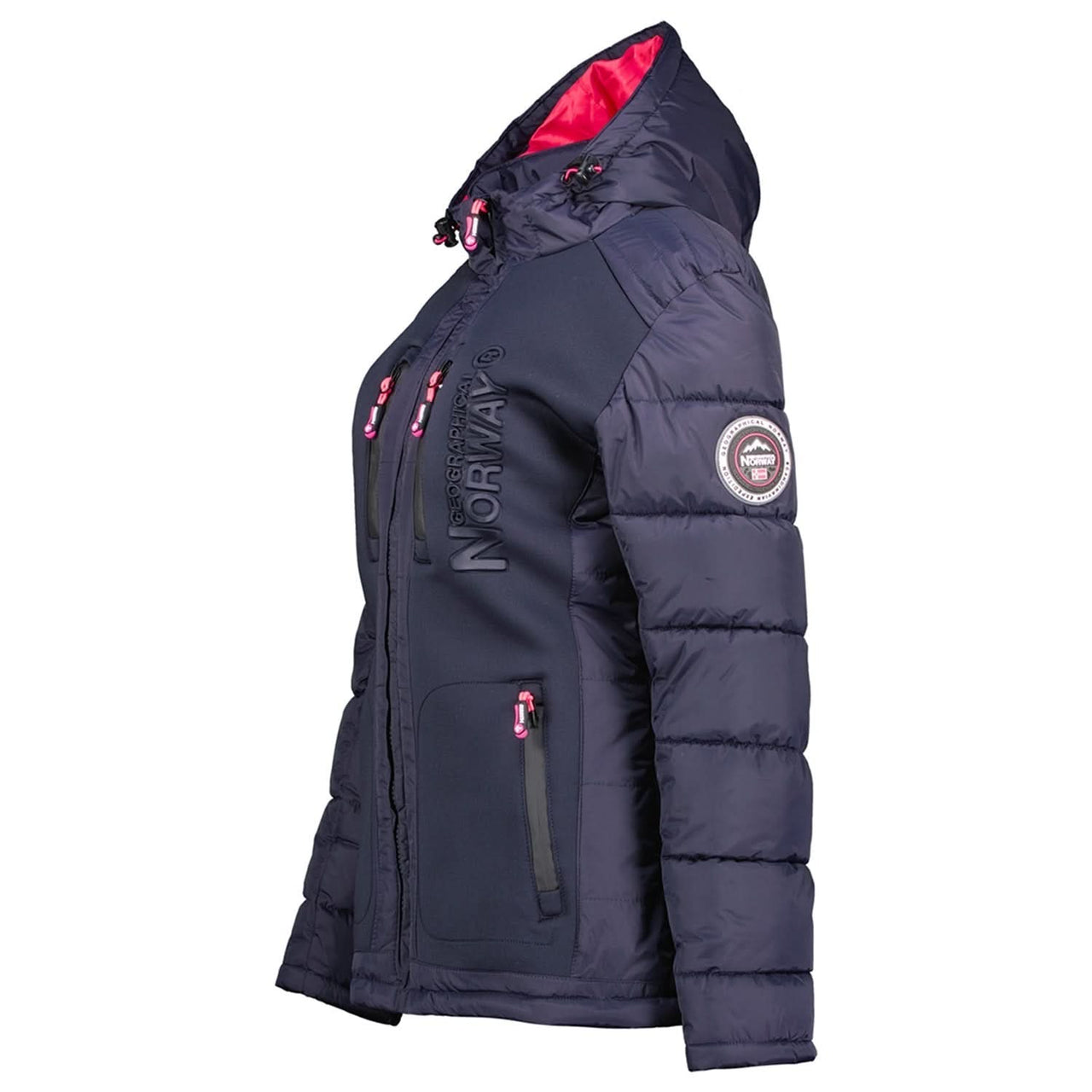 Geographical Norway Beachwood Femme - Two-tone contrasting quilted Puffer jacket - Geographical Norway BEACHWOOD_LADY_MARINE_S_SDB-BEACHWOOD_LADY_MARINE_M_SDB-BEACHWOOD_LADY_MARINE_L_SDB-BEACHWOOD_LADY_MARINE_XL_SDB-BEACHWOOD_LADY_MARINE_XXL_SDB-BEACHWOOD_LADY_NOIR_S_SDB-BEACHWOOD_LADY_NOIR_M_SDB-BEACHWOOD_LADY_NOIR_L_SDB-BEACHWOOD_LADY_NOIR_XL_SDB-BEACHWOOD_LADY_NOIR_XXL_SDB