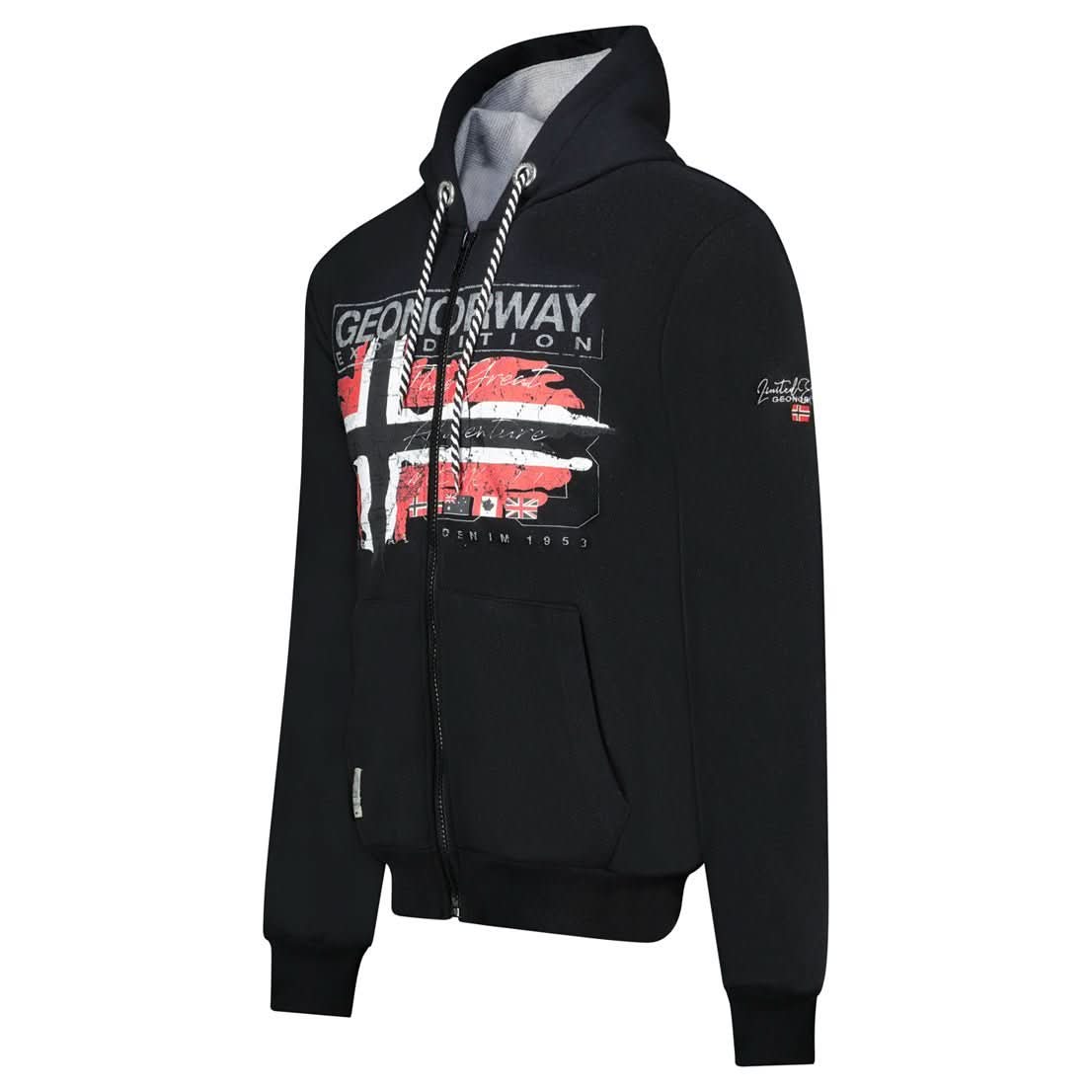 Geographical Norway GRUSTY Uomo - Felpa con cappuccio con stampe e bandiera - Geographical Norway GRUSTY_MEN_MARINE_S_SDB-GRUSTY_MEN_BLANC_SDB-GRUSTY_MEN_MARINE_M_SDB-GRUSTY_MEN_WHITE_M_SDB-GRUSTY_MEN_MARINE_L_SDB-GRUSTY_MEN_WHITE_L_SDB-GRUSTY_MEN_MARINE_XL_SDB-GRUSTY_MEN_WHITE_XL_SDB-GRUSTY_MEN_MARINE_XXL_SDB-GRUSTY_MEN_WHITE_XXL_SDB