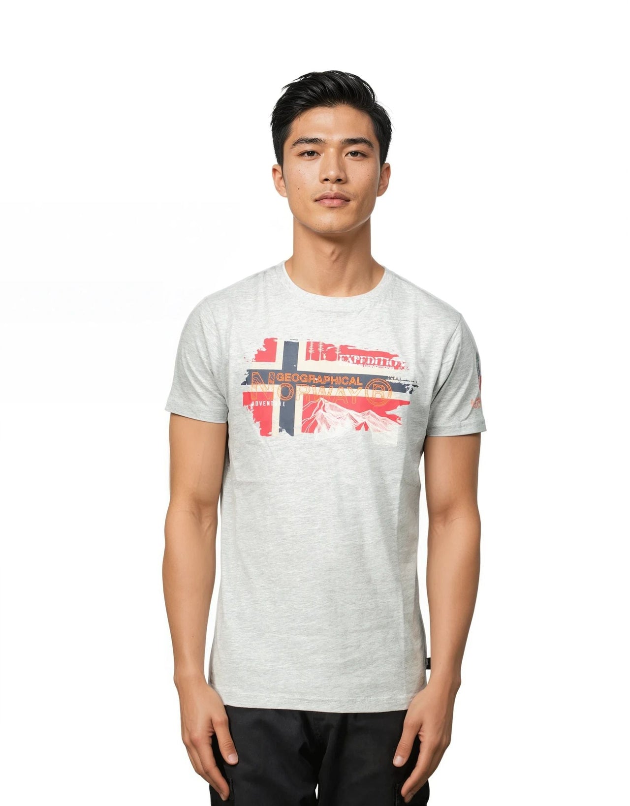 Geographical Norway JYSUIS - T-Shirt Men Short Sleeve with Flag - Geographical Norway JYSUIS_MEN_MARINE_S_SDB-JYSUIS_MEN_BLANC_S_SDB-JYSUIS_MEN_MARINE_M_SDB-JYSUIS_MEN_BLANC_M_SDB-JYSUIS_MEN_MARINE_L_SDB-JYSUIS_MEN_BLANC_L_SDB-JYSUIS_MEN_MARINE_XL_SDB-JYSUIS_MEN_BLANC_XL_SDB-JYSUIS_MEN_MARINE_XXL_SDB-JYSUIS_MEN_BLANC_XXL_SDB