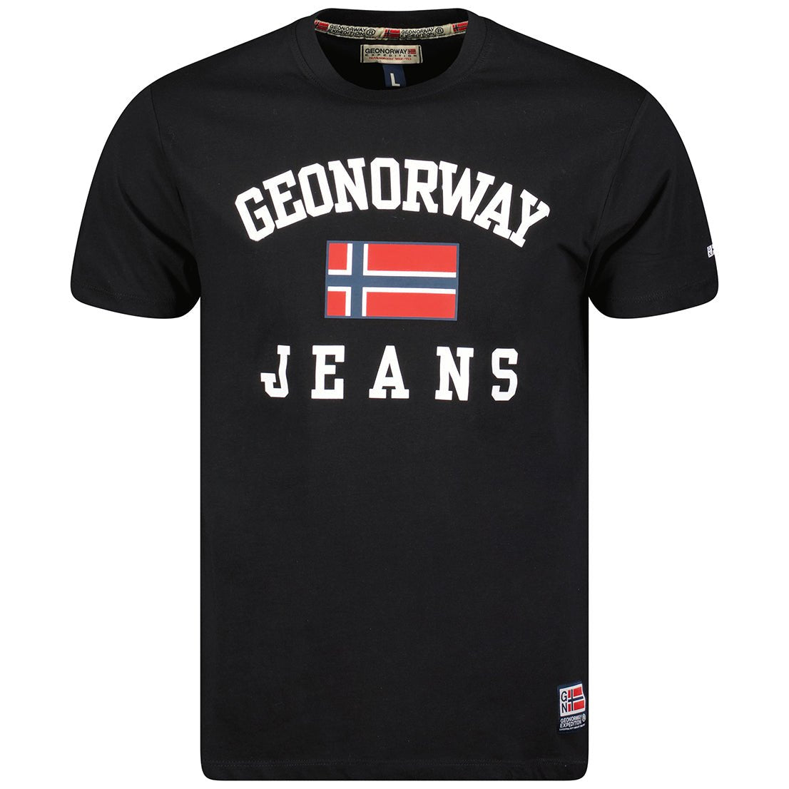 Geographical Norway Jadsen - t-shirt homme manches courtes col rond drapeau manche et impression - Geographical Norway JADSEN_MEN_GRIS_CLAIR_3XL_SDB-JADSEN_MEN_BLANC_3XL_SDB-JADSEN_MEN_GRIS_CLAIR_L_SDB-JADSEN_MEN_BLANC_L_SDB-JADSEN_MEN_GRIS_CLAIR_M_SDB-JADSEN_MEN_BLANC_M_SDB-JADSEN_MEN_GRIS_CLAIR_XL_SDB-JADSEN_MEN_BLANC_XL_SDB-JADSEN_MEN_BLANC_XXL_SDB-JADSEN_MEN_GRIS_CLAIR_XXL_SDB