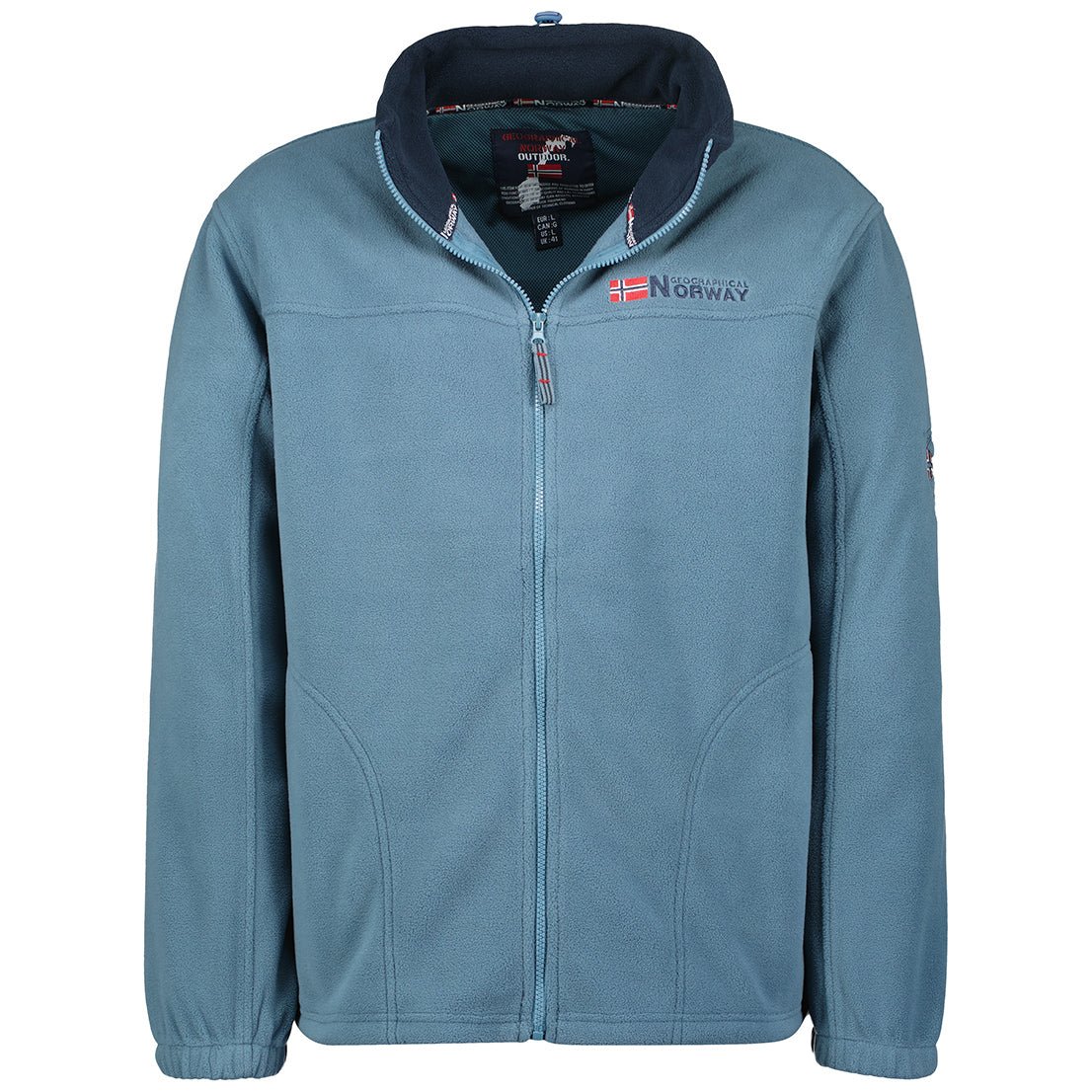 Geographical Norway Tamazonie Men - Zipped fleece - Geographical Norway TAMAZONIE_MEN_BLEU_PETROLE_S_SDB-TAMAZONIE_MEN_BLEU_PETROLE_M_SDB-TAMAZONIE_MEN_BLEU_PETROLE_L_SDB-TAMAZONIE_MEN_BLEU_PETROLE_XL_SDB-TAMAZONIE_MEN_BLEU_PETROLE_XXL_SDB-TAMAZONIE_MEN_BLEU_PETROLE_3XL_SDB-TAMAZONIE_MEN_KAKI_S_SDB-TAMAZONIE_MEN_KAKI_M_SDB-TAMAZONIE_MEN_KAKI_L_SDB-TAMAZONIE_MEN_KAKI_XL_SDB