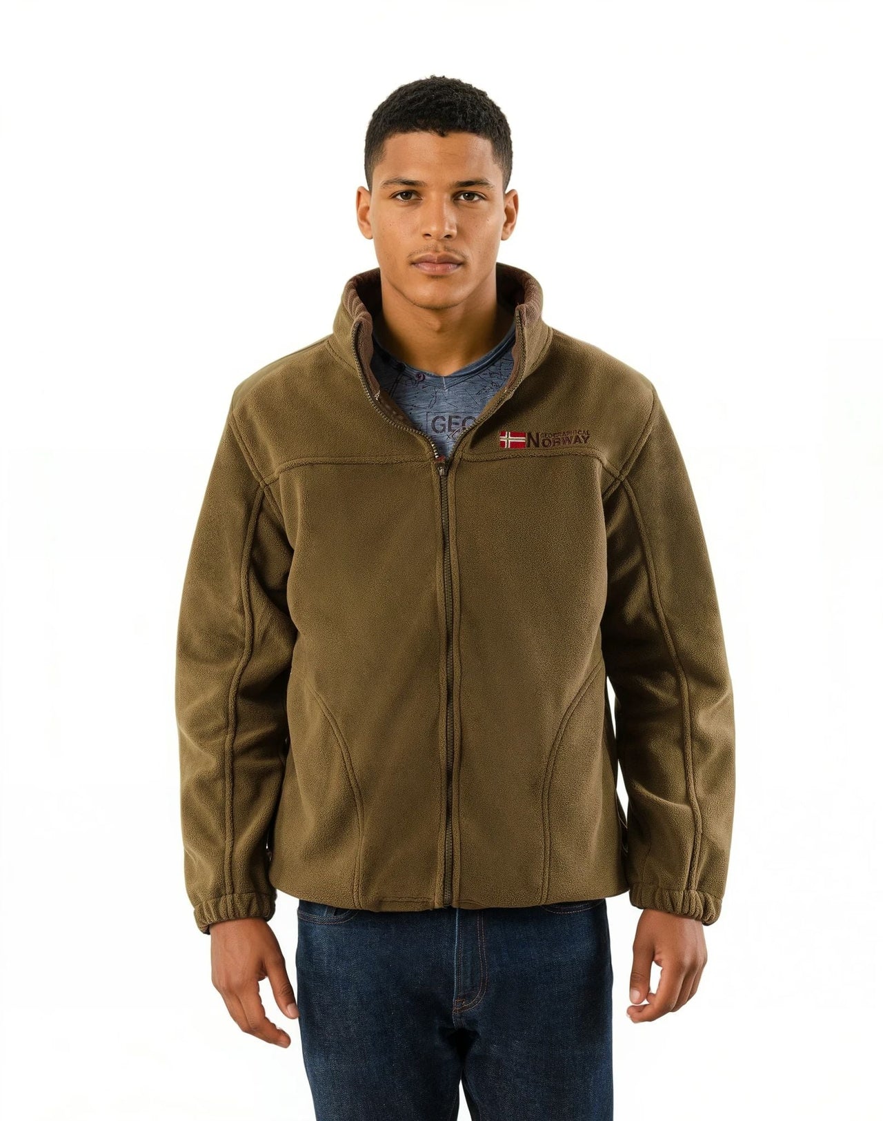 Geographical Norway Tamazonie Uomo - Pile con zip - Geographical Norway TAMAZONIE_MEN_BLEU_PETROLE_SDB-TAMAZONIE_MEN_BLEU_PETROLE_M_SDB-TAMAZONIE_MEN_BLEU_PETROLE_L_SDB-ITTAMAZONIE_MEN_BLEU_PETROLE_XL_SDB-TAMAZONIE_MEN_BLEU_PETROLE_XXL_SDB-TAMAZONIE_MEN_BLEU_PETROLE_3XL_SDB-TAMAZONIE_MEN_KAKI_SDB-TAMAZONIE_MEN_KAKI_M_SDB-TAMAZONIE_MEN_KAKI_L_SDB-TAMAZONIE_MEN_KAKI_XL_SDB