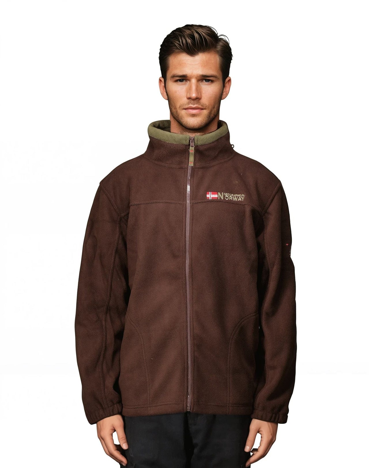 Geographical Norway Tamazonie Men - Zipped fleece - Geographical Norway TAMAZONIE_MEN_BLEU_PETROLE_S_SDB-TAMAZONIE_MEN_BLEU_PETROLE_M_SDB-TAMAZONIE_MEN_BLEU_PETROLE_L_SDB-TAMAZONIE_MEN_BLEU_PETROLE_XL_SDB-TAMAZONIE_MEN_BLEU_PETROLE_XXL_SDB-TAMAZONIE_MEN_BLEU_PETROLE_3XL_SDB-TAMAZONIE_MEN_KAKI_S_SDB-TAMAZONIE_MEN_KAKI_M_SDB-TAMAZONIE_MEN_KAKI_L_SDB-TAMAZONIE_MEN_KAKI_XL_SDB