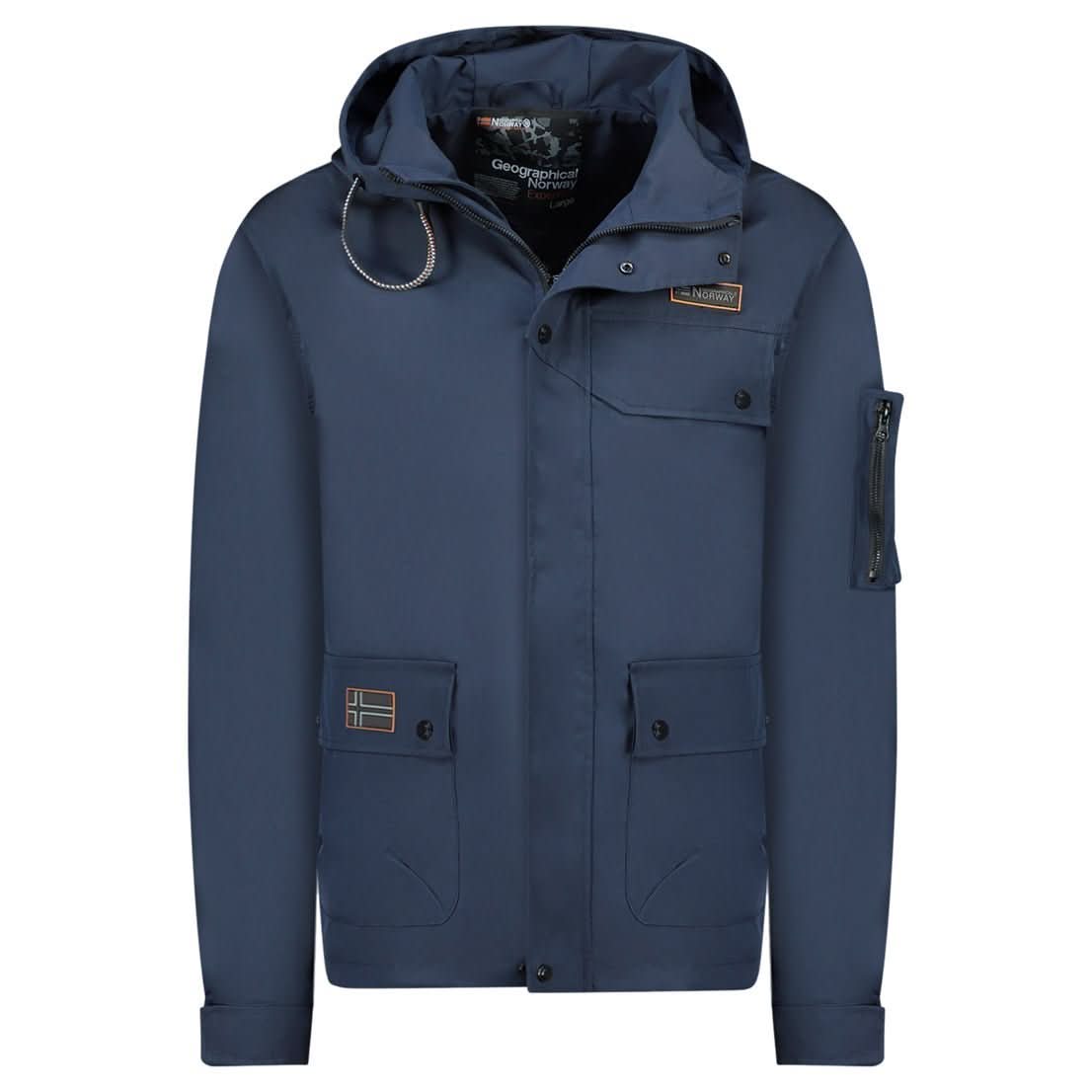 Geographical Norway BAKIROU Homme - Spring Jacket avec Capuche - Geographical Norway BAKIROU_MEN_KAKI_S_SDB-BAKIROU_MEN_KAKI_M_SDB-BAKIROU_MEN_KAKI_L_SDB-BAKIROU_MEN_KAKI_XL_SDB-BAKIROU_MEN_KAKI_XXL_SDB-BAKIROU_MEN_KAKI_3XL_SDB-BAKIROU_MEN_NOIR_S_SDB-BAKIROU_MEN_NOIR_M_SDB-BAKIROU_MEN_NOIR_L_SDB-BAKIROU_MEN_NOIR_XL_SDB
