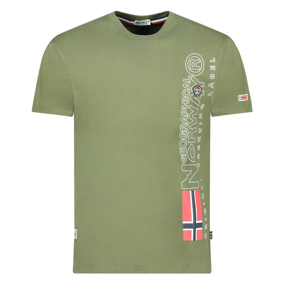 Geographical Norway JOGO - T-Shirt Homme Manches Courtes avec Drapeau - Geographical Norway JOGO_MEN_CORAIL_S_SDB-JOGO_MEN_CORAIL_M_SDB-JOGO_MEN_CORAIL_L_SDB-JOGO_MEN_CORAIL_XL_SDB-JOGO_MEN_CORAIL_XXL_SDB-JOGO_MEN_CORAIL_3XL_SDB-JOGO_MEN_KAKI_S_SDB-JOGO_MEN_KAKI_M_SDB-JOGO_MEN_KAKI_L_SDB-JOGO_MEN_KAKI_XL_SDB