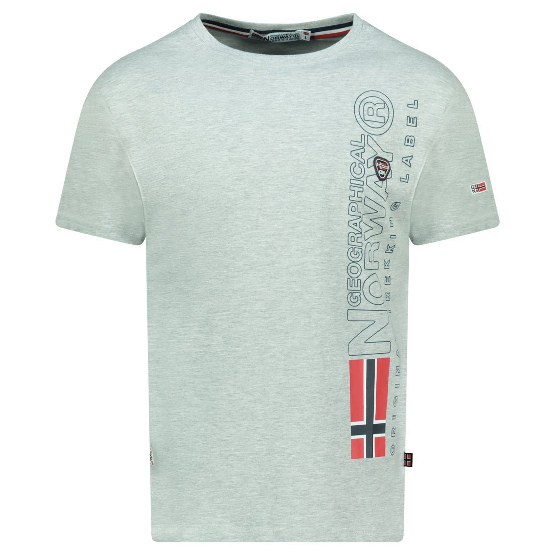 Geographical Norway JOGO - T-Shirt Mann Kurzarm mit Flagge - Geographical Norway JOGO_MEN_CORAIL_S_SDB-JOGO_MEN_CORAIL_M_SDB-JOGO_MEN_CORAIL_L_SDB-.JOGO_MEN_CORAIL_XL_SDB-JOGO_MEN_CORAIL_XXL_SDB-JOGO_MEN_CORAIL_3XL_SDB-JOGO_MEN_KAKI_S_SDB-JOGO_MEN_KAKI_M_SDB-JOGO_MEN_KAKI_L_SDB-JOGO_MEN_KAKI_XL_SDB