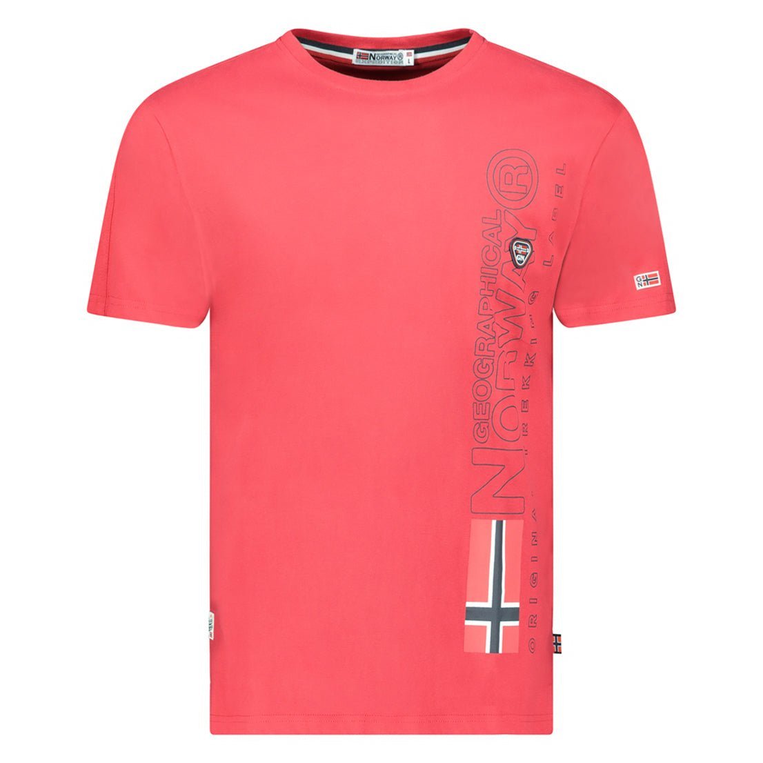 Geographical Norway Norway JOGO - Camiseta manga corta hombre con bandera - Geographical Norway JOGO_MEN_CORAIL_SDB-JOGO_MEN_CORAIL_M_SDB-JOGO_MEN_CORAIL_L_SDB- - Geographical Norway NorwayJOGO_MEN_CORAIL_XL_SDB-JOGO_MEN_CORAIL_XXL_SDB-JOGO_MEN_CORAIL_3XL_SDB-JOGO_MEN_KAKI_SDB-JOGO_MEN_KAKI_M_SDB-JOGO_MEN_KAKI_XL_SDB-JOGO_MEN_KAKI_XL_SDB-JOGO_MEN_KAKI_XL_SDB