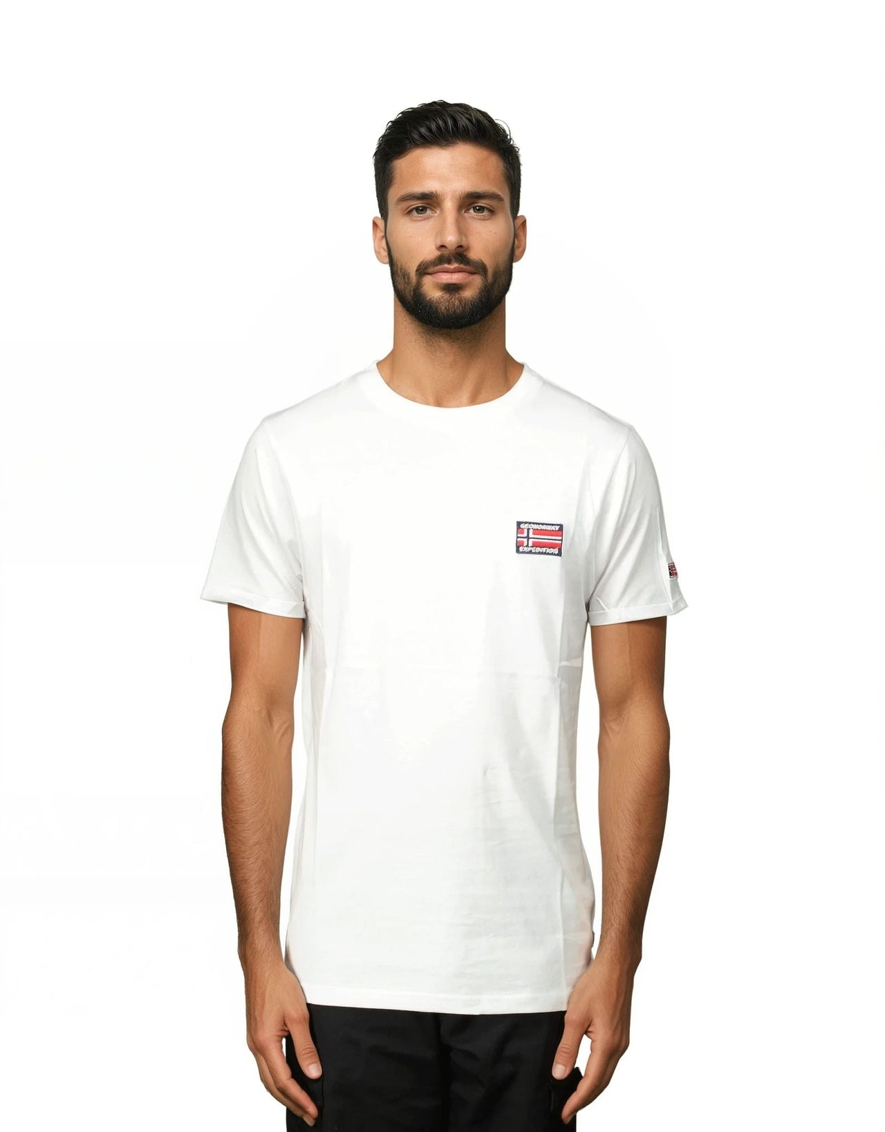 Geographical Geographical Norway Jaltimore - Camiseta manga corta hombre con bandera - Geographical Norway JALTIMORE_MEN_BLANC_S_SDB-JALTIMORE_MEN_JAUNE_S_SDB-JALTIMORE_MEN_BLEU_S_SDB-JALTIMORE_MEN_WHITE_M_SDB-JALTIMORE_MEN_YELLOW_M_SDB-JALTIMORE_MEN_BLUE_M_SDB-JALTIMORE_MEN_WHITE_L_SDB-JALTIMORE_MEN_YELLOW_L_SDB-JALTIMORE_MEN_BLUE_L_SDB-JALTIMORE_MEN_WHITE_XL_SDB