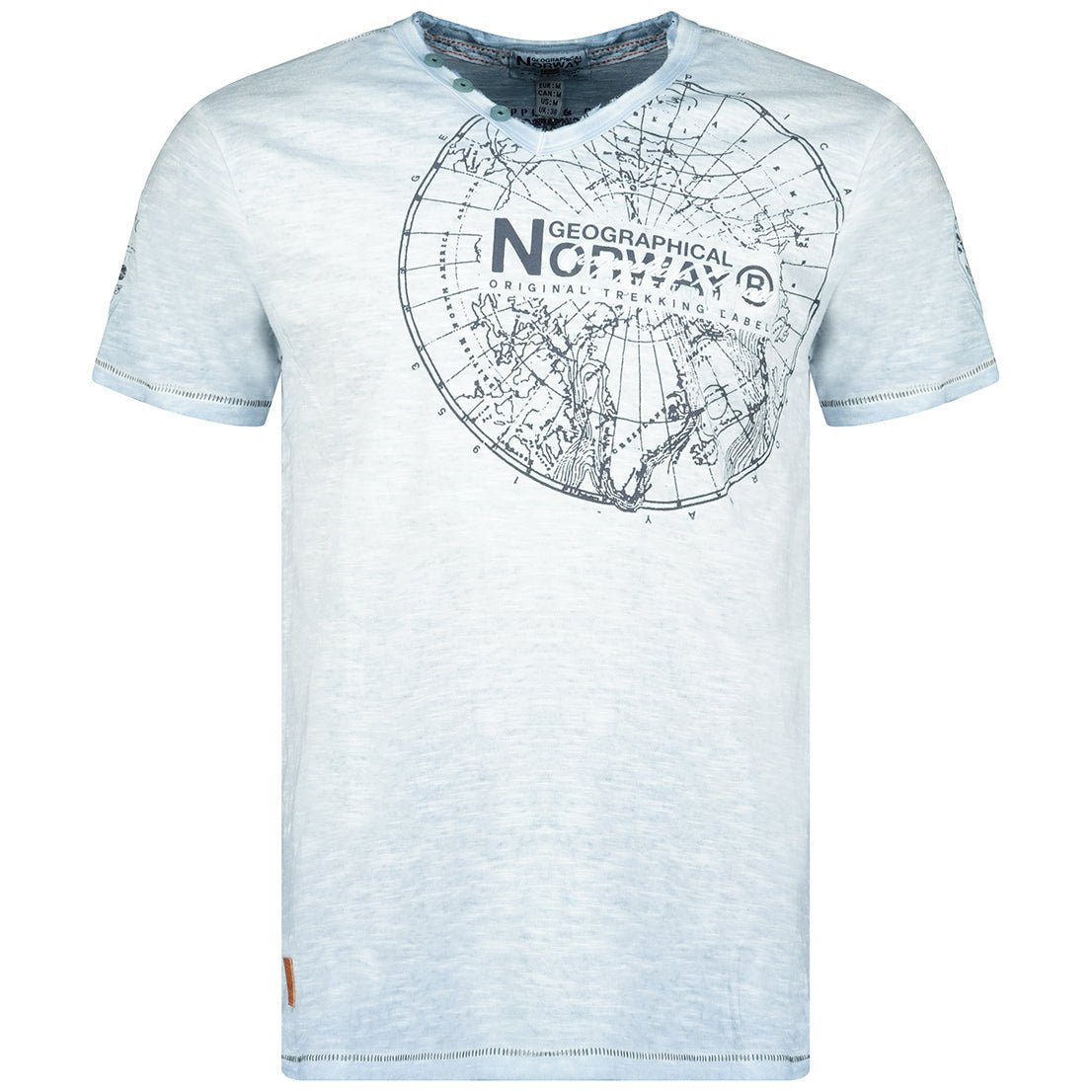 Geographical Norway Jimperable Homme - T-shirt manches courtes col V - Geographical Norway JIMPERABLE_MEN_BLEU_CIEL_M_SDB-JIMPERABLE_MEN_CORAIL_M_SDB-JIMPERABLE_MEN_BLANC_S_SDB-JIMPERABLE_MEN_BLEU_CIEL_L_SDB-JIMPERABLE_MEN_CORAIL_L_SDB-JIMPERABLE_MEN_BLANC_M_SDB-JIMPERABLE_MEN_BLEU_CIEL_XL_SDB-JIMPERABLE_MEN_CORAIL_XL_SDB-JIMPERABLE_MEN_BLANC_L_SDB-JIMPERABLE_MEN_CORAIL_XXL_SDB