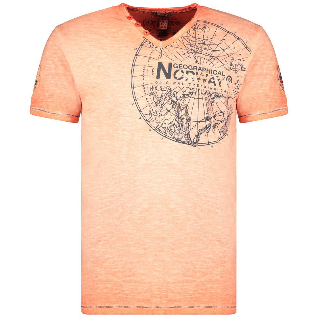 Geographical Norway Jimperable Homme - T-shirt manches courtes col V - Geographical Norway JIMPERABLE_MEN_BLEU_CIEL_M_SDB-JIMPERABLE_MEN_CORAIL_M_SDB-JIMPERABLE_MEN_BLANC_S_SDB-JIMPERABLE_MEN_BLEU_CIEL_L_SDB-JIMPERABLE_MEN_CORAIL_L_SDB-JIMPERABLE_MEN_BLANC_M_SDB-JIMPERABLE_MEN_BLEU_CIEL_XL_SDB-JIMPERABLE_MEN_CORAIL_XL_SDB-JIMPERABLE_MEN_BLANC_L_SDB-JIMPERABLE_MEN_CORAIL_XXL_SDB
