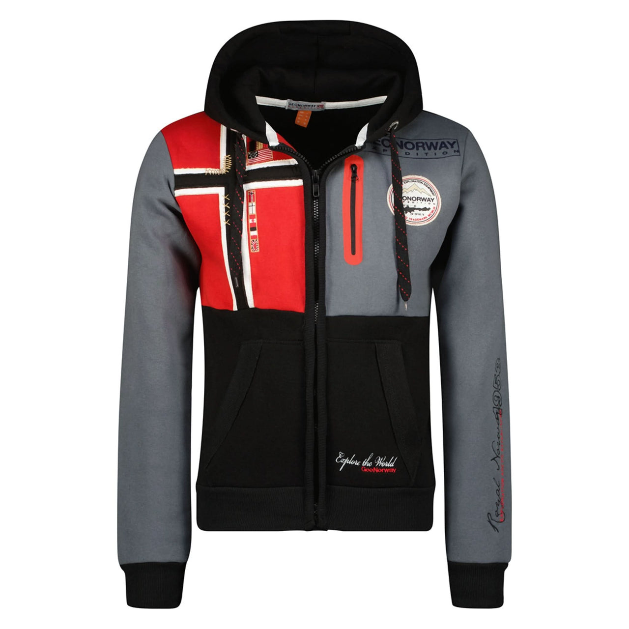 Geographical Norway Gexplore Homme - Sweat zippé - Geographical Norway GEXPLORE_MEN_GRIS_CLAIR_M_SDB-GEXPLORE_MEN_GRIS_FONCE_M_SDB-GEXPLORE_MEN_NOIR_S_SDB-GEXPLORE_MEN_MARINE_S_SDB-GEXPLORE_MEN_GRIS_CLAIR_L_SDB-GEXPLORE_MEN_NOIR_M_SDB-GEXPLORE_MEN_GRIS_FONCE_L_SDB-GEXPLORE_MEN_MARINE_M_SDB-GEXPLORE_MEN_NOIR_L_SDB-GEXPLORE_MEN_MARINE_L_SDB