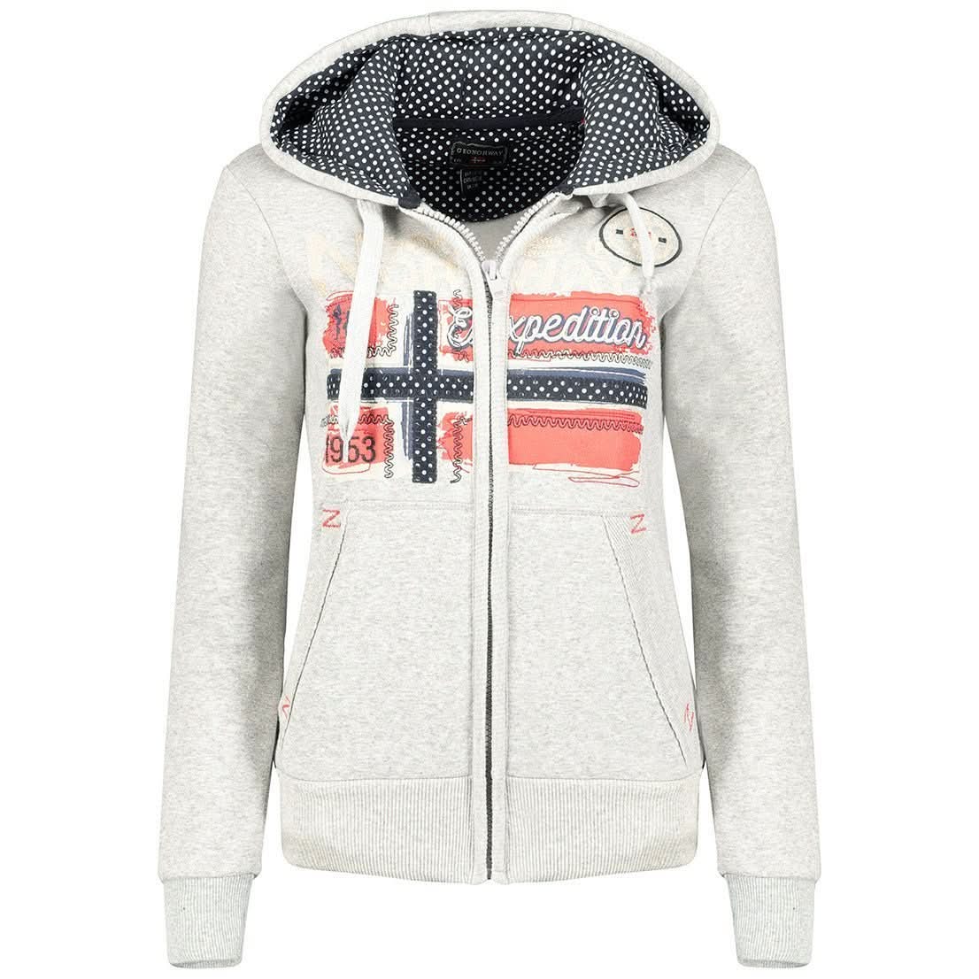 Geographical Norway Farlotte Donna - Felpa con cappuccio - Geographical Norway FARLOTTE_LADY_TAUPE_S_SDB-FARLOTTE_LADY_ROSE_PALE_SDB-FARLOTTE_LADY_GRIS_FONCE_SDB-FARLOTTE_LADY_NOIR_SDB-FARLOTTE_LADY_MARINE_SDB-FARLOTTE_LADY_GREY_LIGHT_SDB-FARLOTTE_LADY_MARINE_M_SDB-FARLOTTE_LADY_ROSE_PALE_M_SDB-FARLOTTE_LADY_GREY_LIGHT_M_SDB-FARLOTTE_LADY_TAUPE_M_SDB